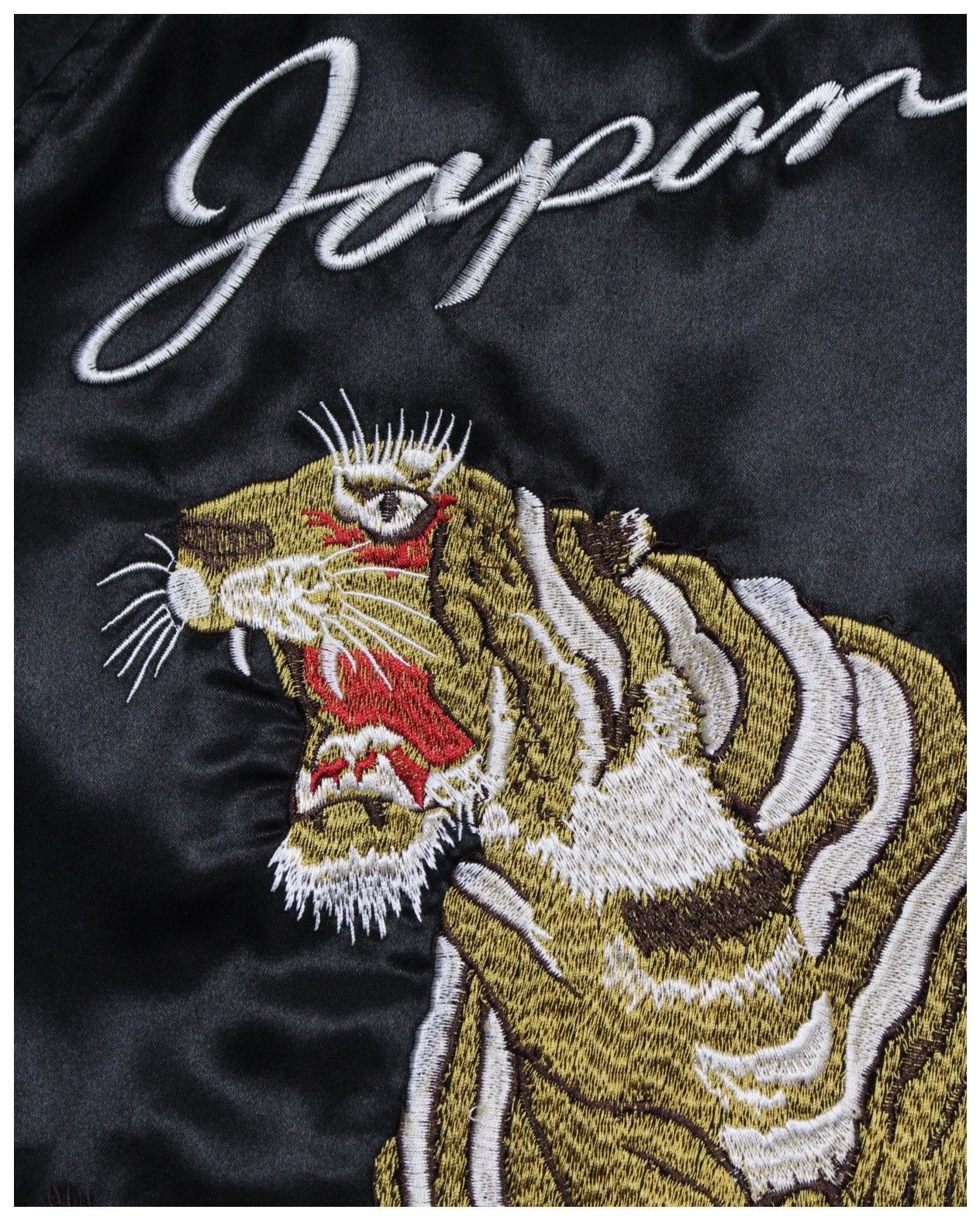 Bullet Noise 2000S BULLET NOISE BLACK TIGER SUKAJAN SATIN JACKET Size US M / EU 48-50 / 2 - 5 Thumbnail