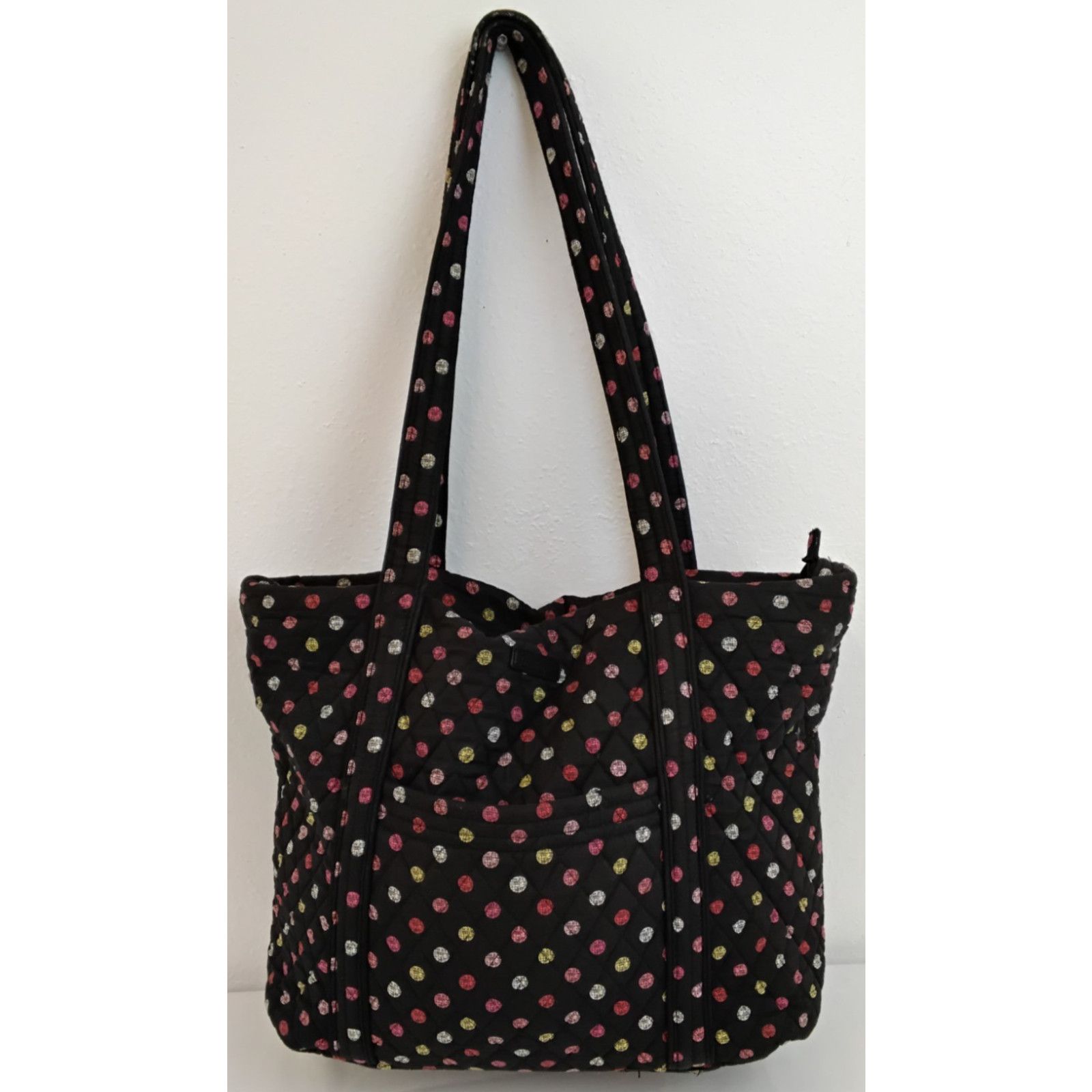 Vera Bradley Vera Bradley Tote Bag Work Shoulder Bag Black Havana Dots Size ONE SIZE - 3 Thumbnail