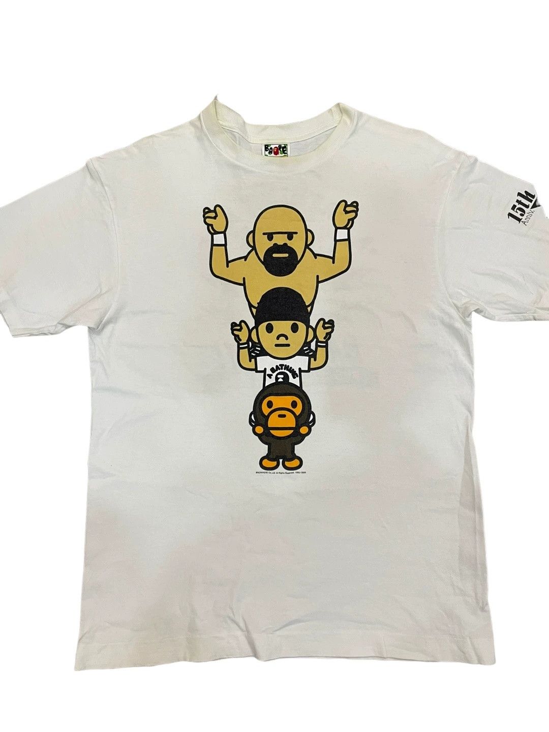 Bape BAPE 15th Anniversary Pro Wrestling Graphic T-Shirt Size L Size US L / EU 52-54 / 3 - 1 Thumbnail