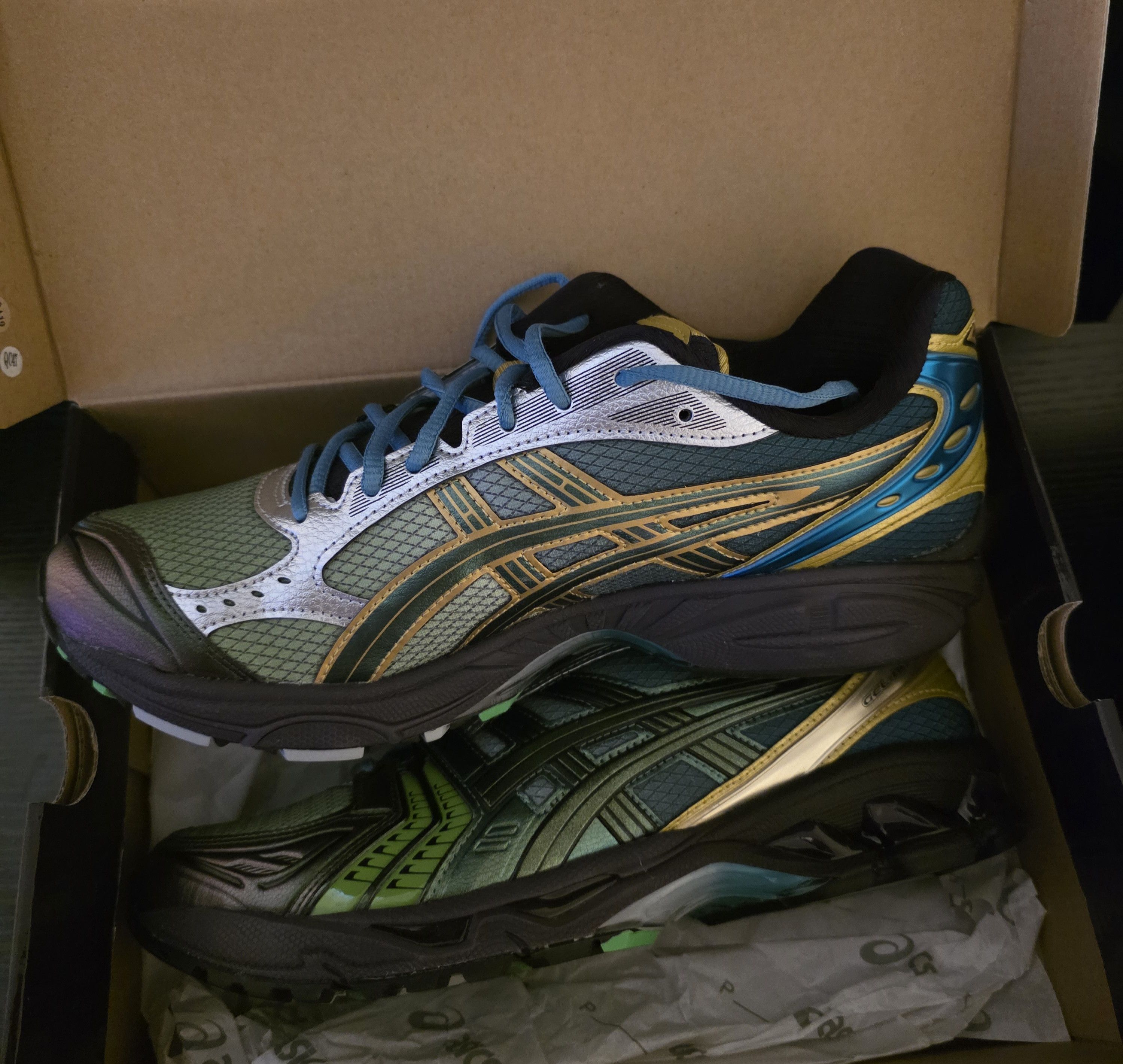 Asics P. Andrade x Gel Kayano 14 'Gradation Green Size US 11 / EU 44 - 2 Thumbnail