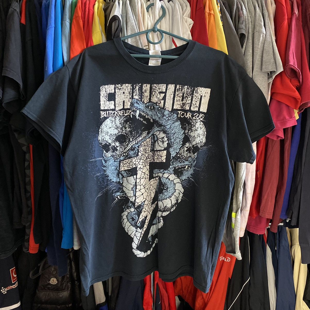 Band Tees × Vintage Vintage Callejon Blitzkreuz tour 2012 Big Graphic logo tee Size US L / EU 52-54 / 3 - 1 Thumbnail