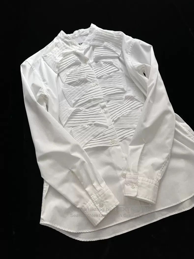 Issey Miyake Issey Miyake White Shirt Size M / US 6-8 / IT 42-44 - 3 Thumbnail