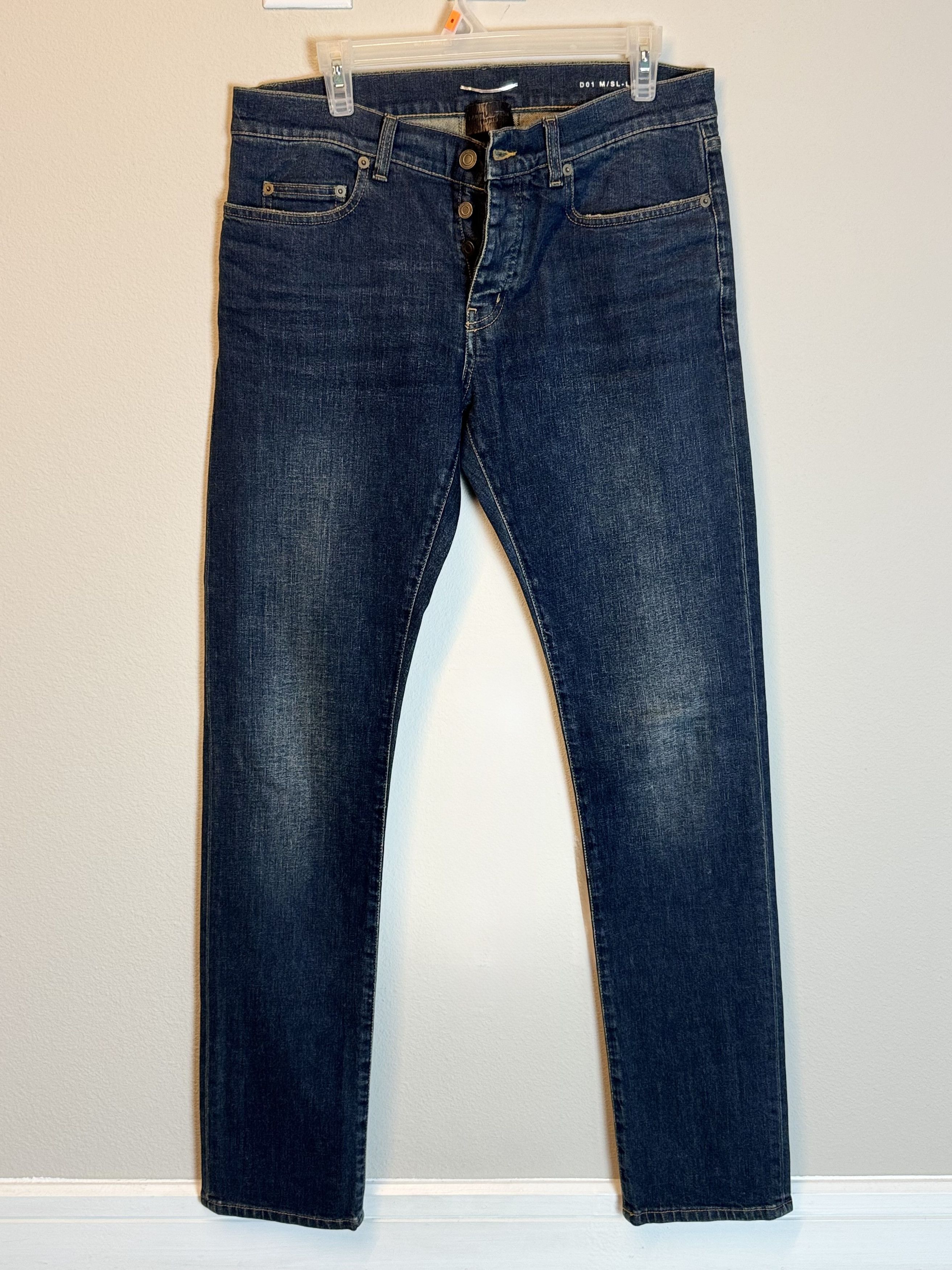 Saint Laurent Paris Saint Laurent Classic Indigo Denim Size US 32 / EU 48 - 1 Thumbnail