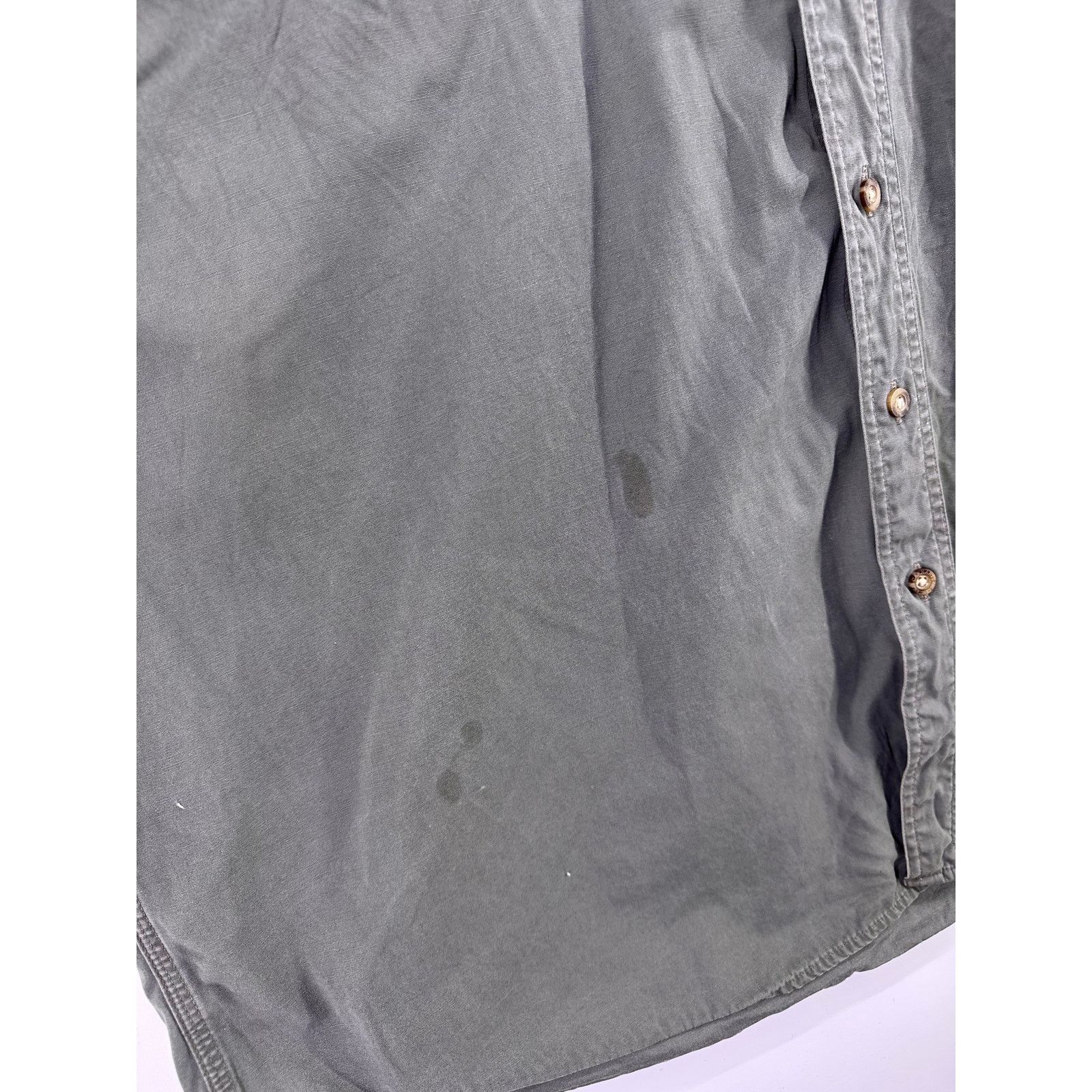 Carhartt Olive Green Carhartt Button Down Shirt Size 2XL Tall Size US XXL / EU 58 / 5 - 5 Thumbnail