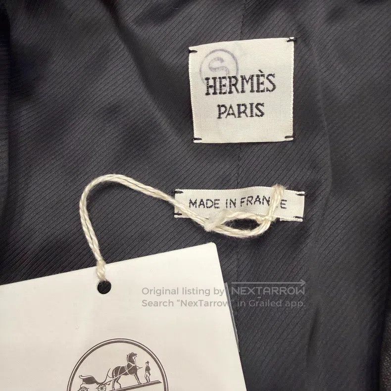 Hermes Hermes Brown and coffee striped suit jacket Size XS / US 0-2 / IT 36-38 - 3 Thumbnail