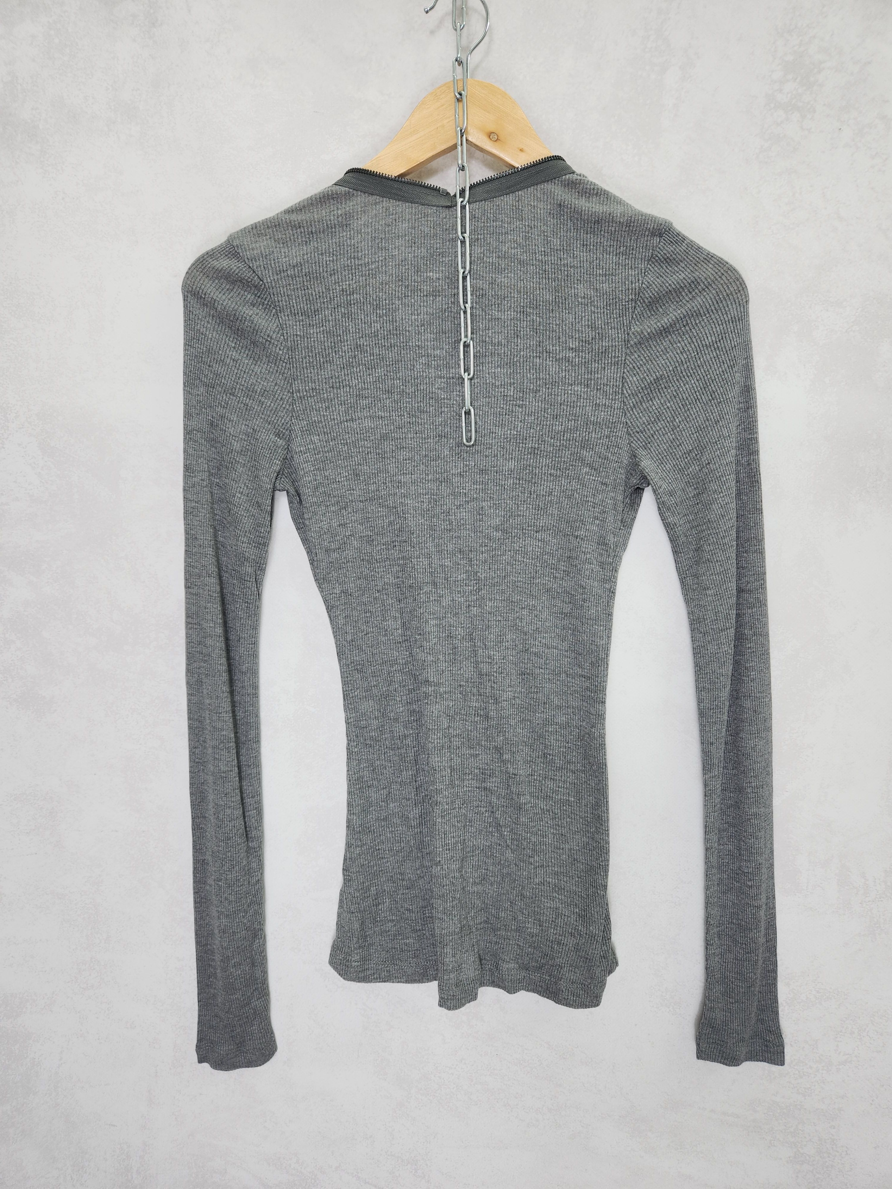 Alexander Wang T Alexander Wang gray modal full zip long sleeve size S Size S / US 4 / IT 40 - 6 Thumbnail