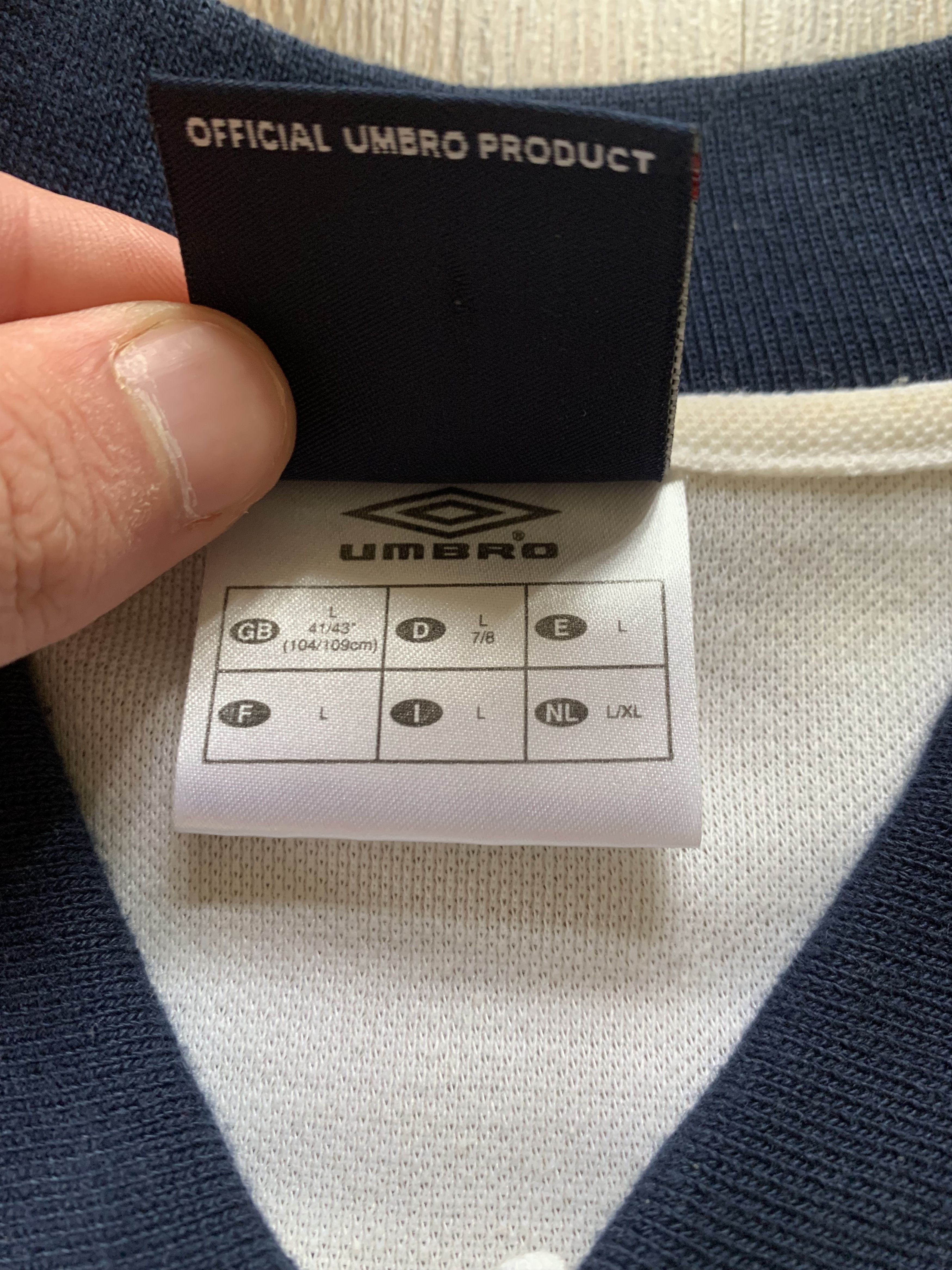 Umbro Vintage Umbro England National Team Football Polo Shirt Size US L / EU 52-54 / 3 - 7 Thumbnail