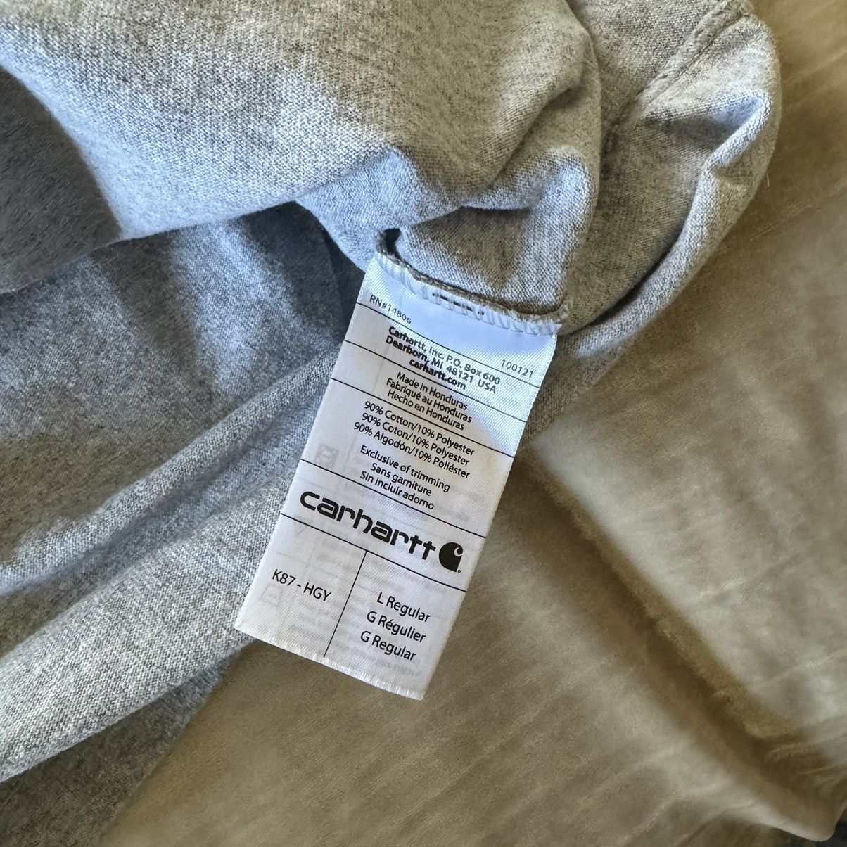 Carhartt Carhartt Grey T-Shirt Size US XL / EU 56 / 4 - 3 Thumbnail