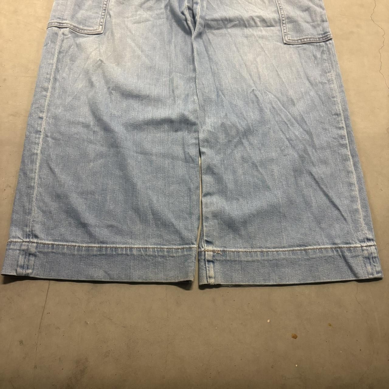 Vintage Crazy Vintage Y2K/2000s Super Baggy Wideleg Streetwear American Eagle Light Blue Wash Denim Jeans! Size US 30 / EU 46 - 3 Thumbnail