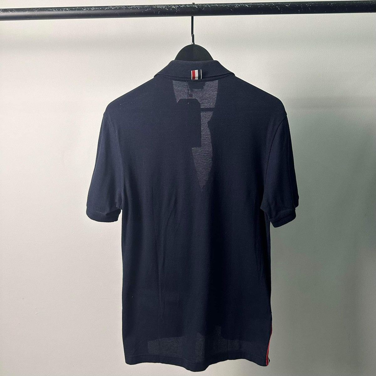 Thom Browne THOM BROWNE NAVY POLO SHIRT Size US M / EU 48-50 / 2 - 3 Thumbnail