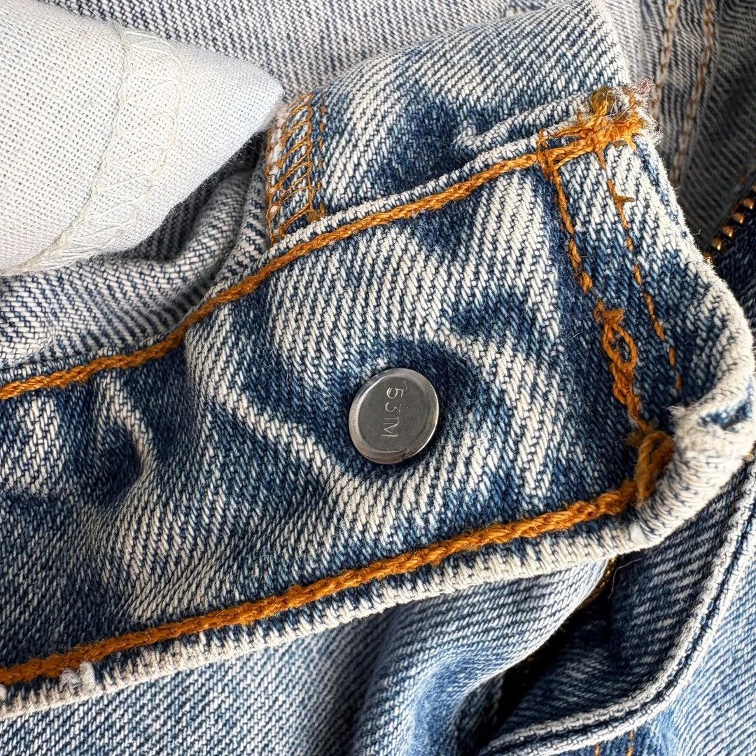Jean × Levi's × Vintage Levi’s 501 1990 90s Vintage W32 L27 Straight Blue Denim Jean Size US 32 / EU 48 - 5 Thumbnail
