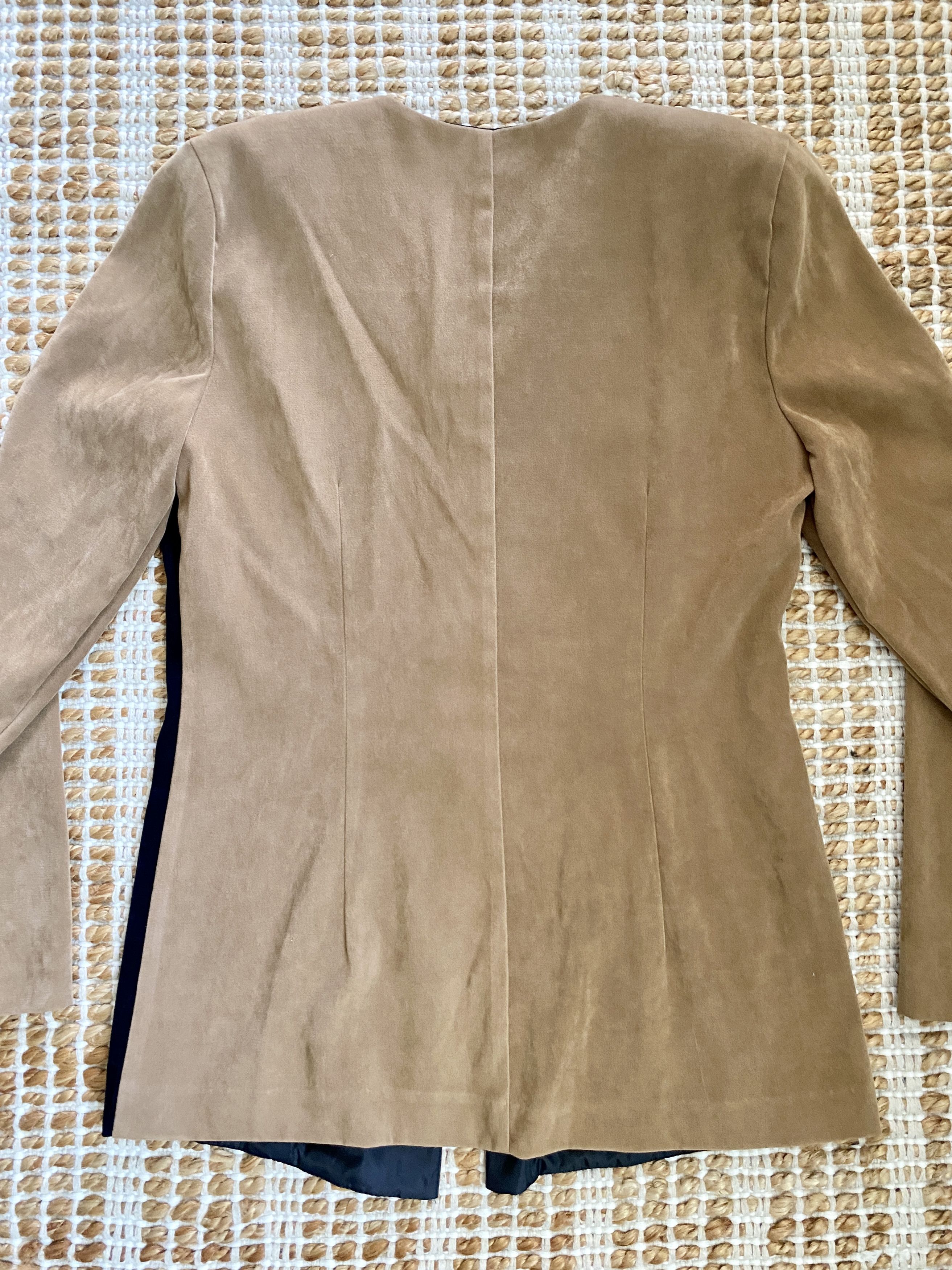 Vintage Vintage 80s D.J. Summers Faux Suede Long Blazer Size M / US 6-8 / IT 42-44 - 10 Thumbnail