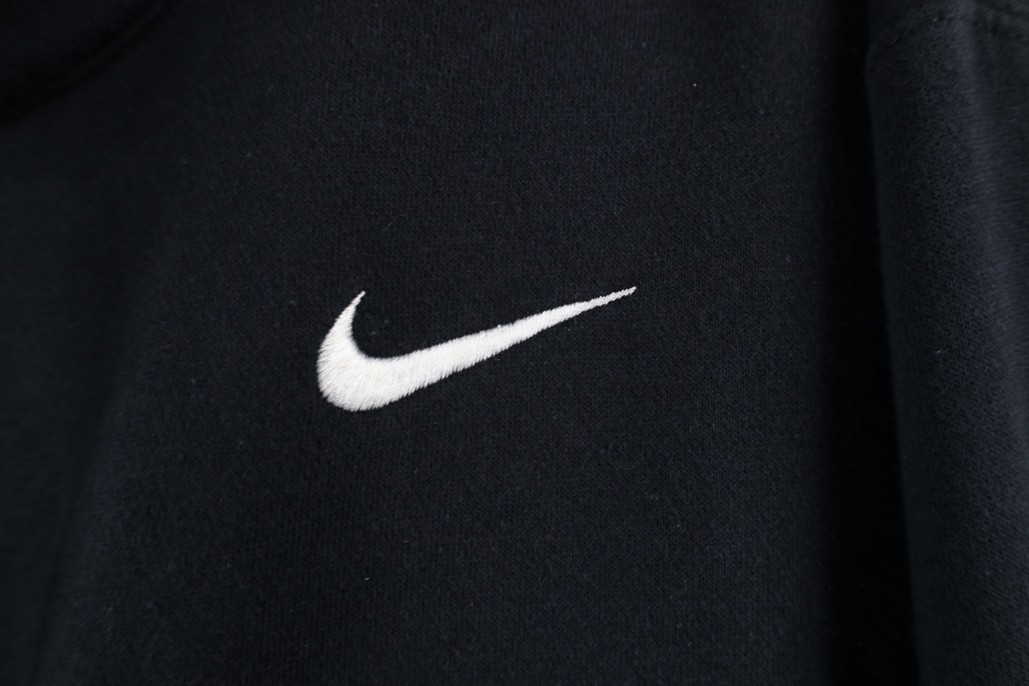 Nike × Vintage Vintage Y2K Nike Travis Scott Mini Swoosh Hoodie Sweatshirt Size US L / EU 52-54 / 3 - 4 Thumbnail