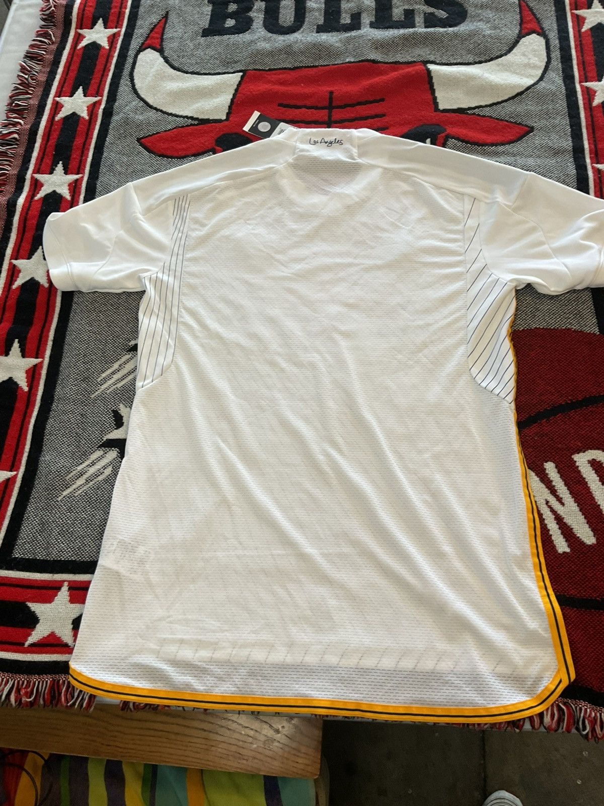 Adidas MLS Los Angeles galaxy jersey nwt medium Size US M / EU 48-50 / 2 - 6 Thumbnail