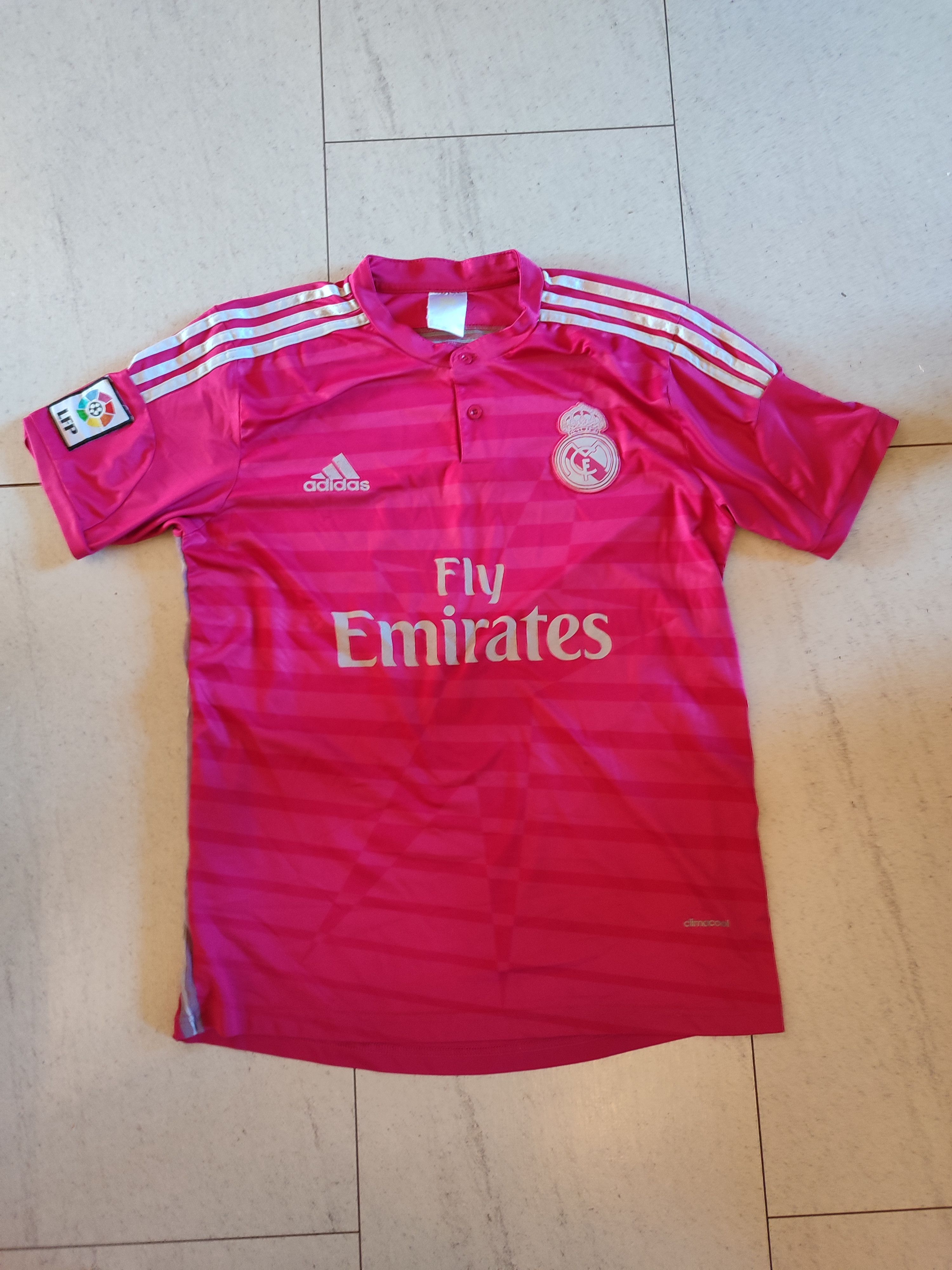 Adidas adidas real madrid 2014-2015 away jersey m pink soccker tee Size US M / EU 48-50 / 2 - 1 Thumbnail