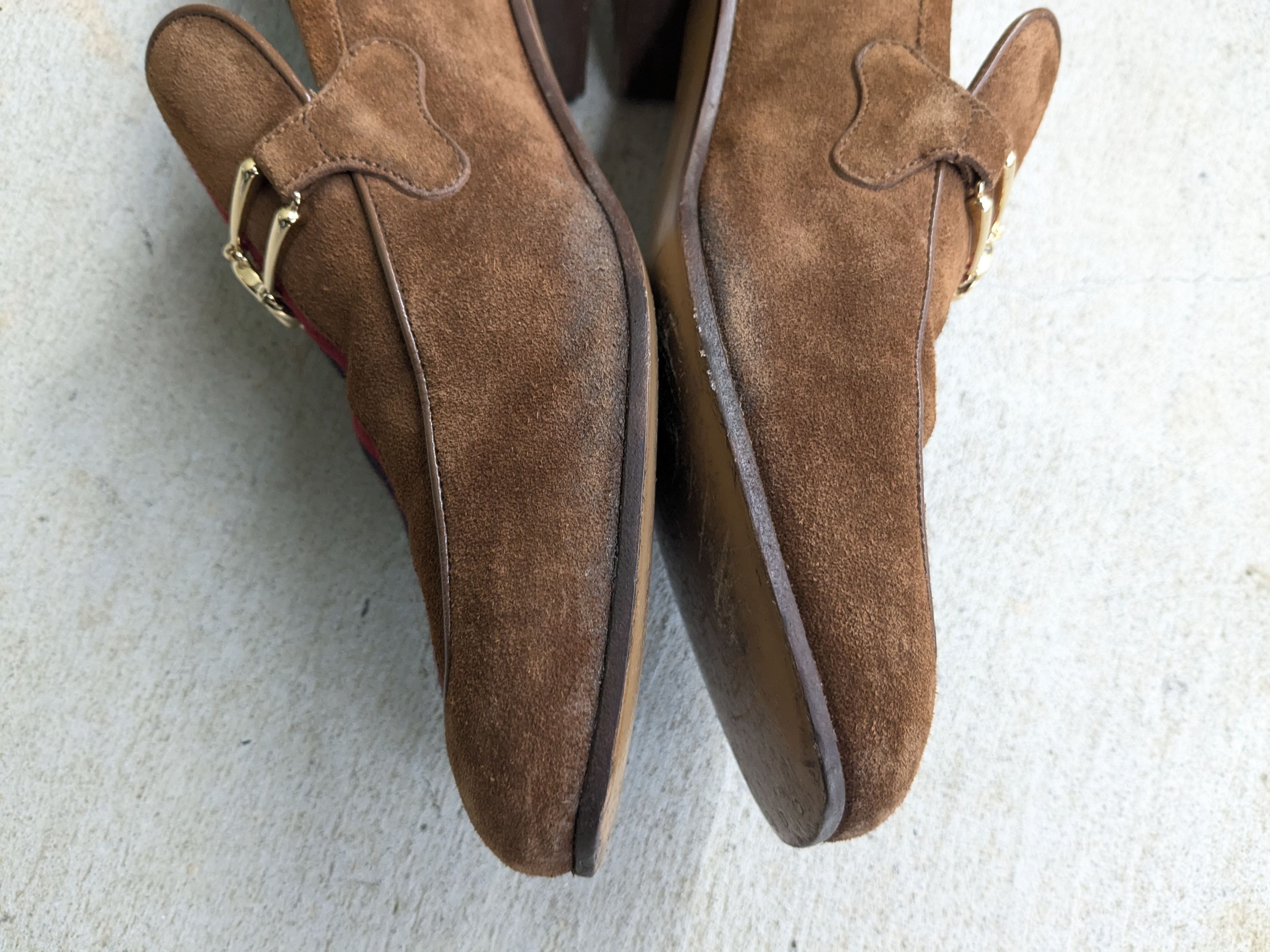 Gucci Gucci Interlocking G Loafers Brown Suede 9 Web Horsebit Size US 9 / EU 42 - 4 Thumbnail