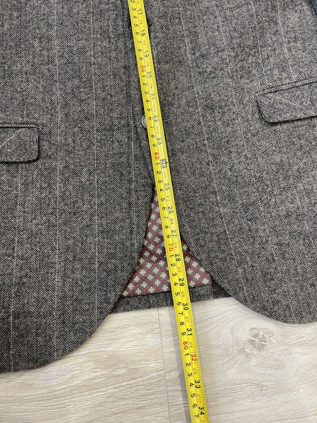 NEXT Vintage blazer classic jacket sport coat herringbone pattern Size 44R - 13 Thumbnail