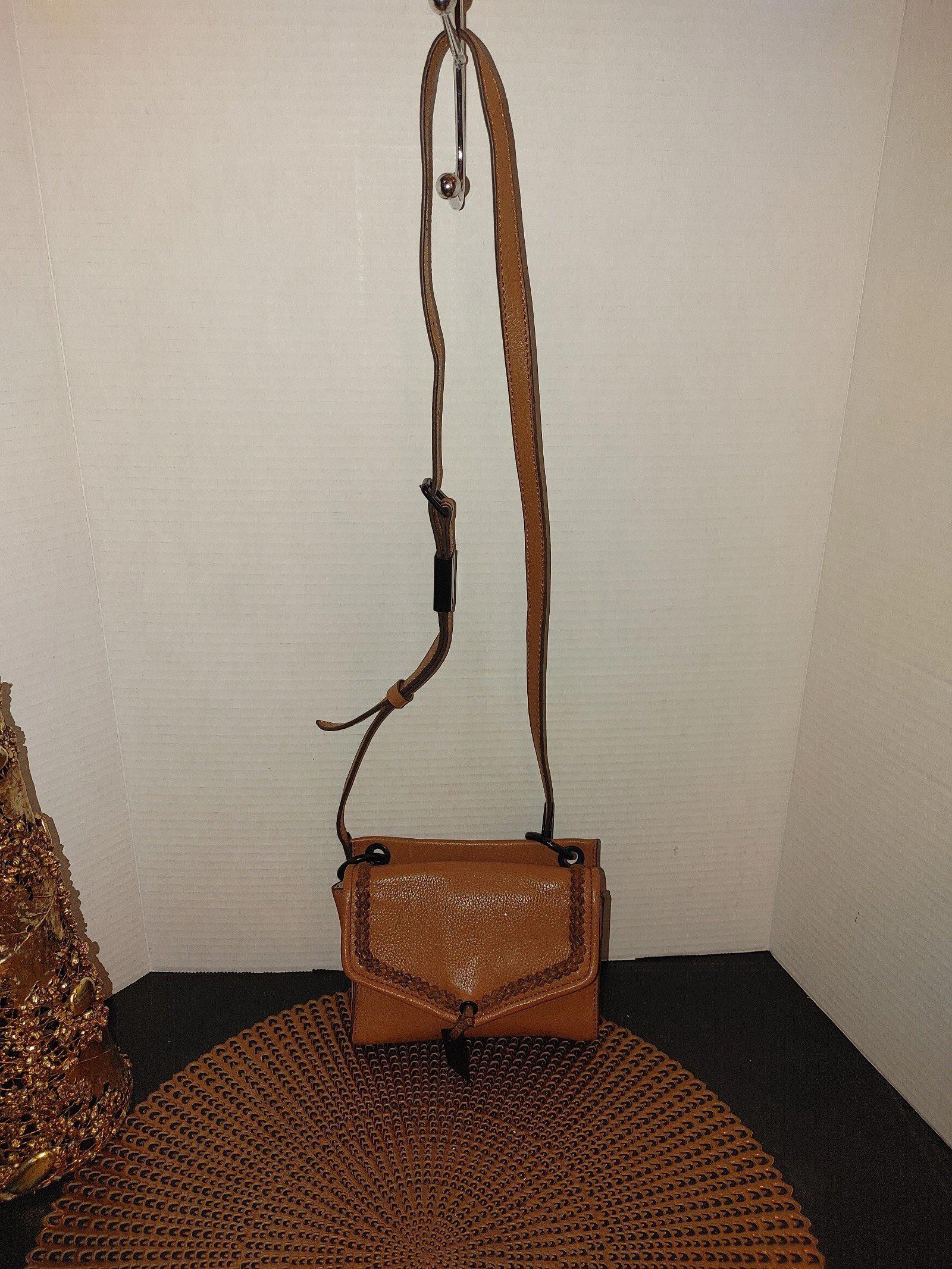 Designer Foley + Corinna Violetta Flat Leather Crossbody Size ONE SIZE - 1 Thumbnail