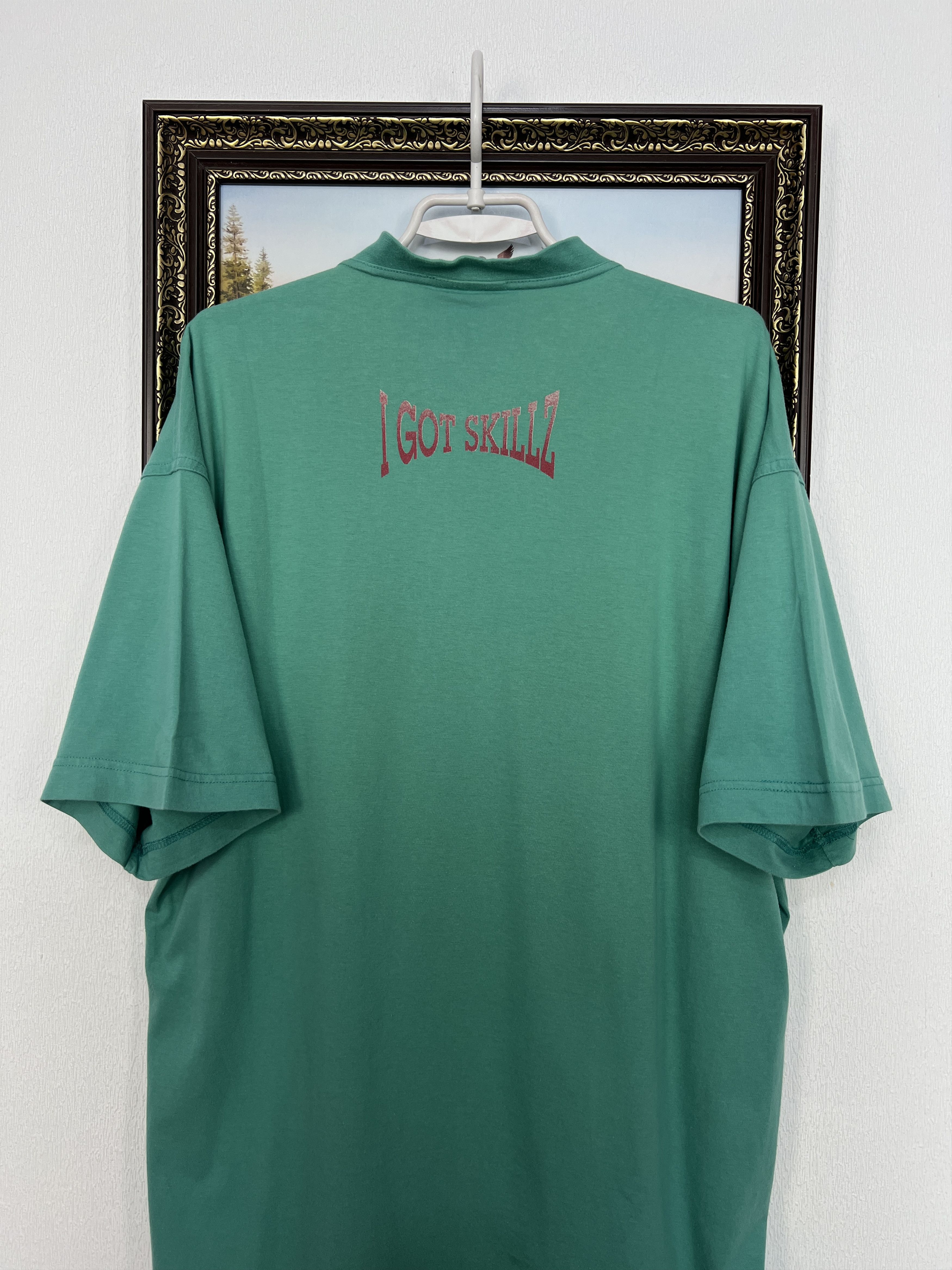Adidas Vintage 90's Adidas Football NFL I Got Skillz Shirt Tee Size US L / EU 52-54 / 3 - 11 Thumbnail