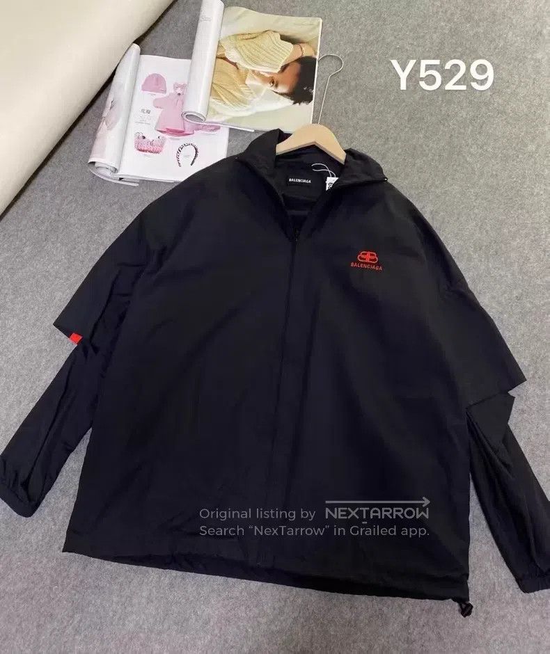 Balenciaga Balenciaga Logo embroidery casual jacket Size US S / EU 44-46 / 1 - 1 Thumbnail