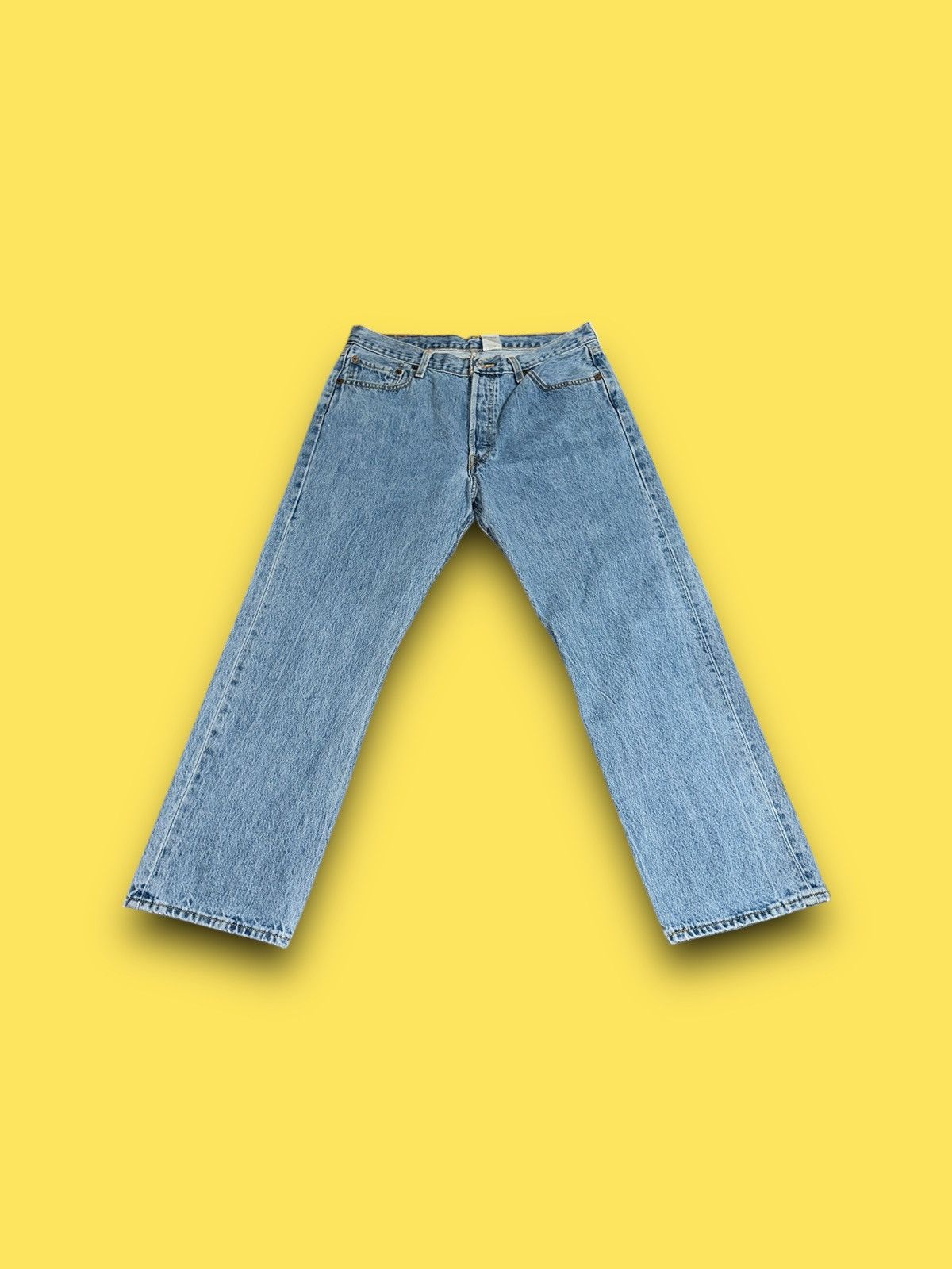 Levi's Levi’s 501xx Mens 36x30 Denim Jeans 100% Cotton Button Fly Size US 36 / EU 52 - 2 Thumbnail