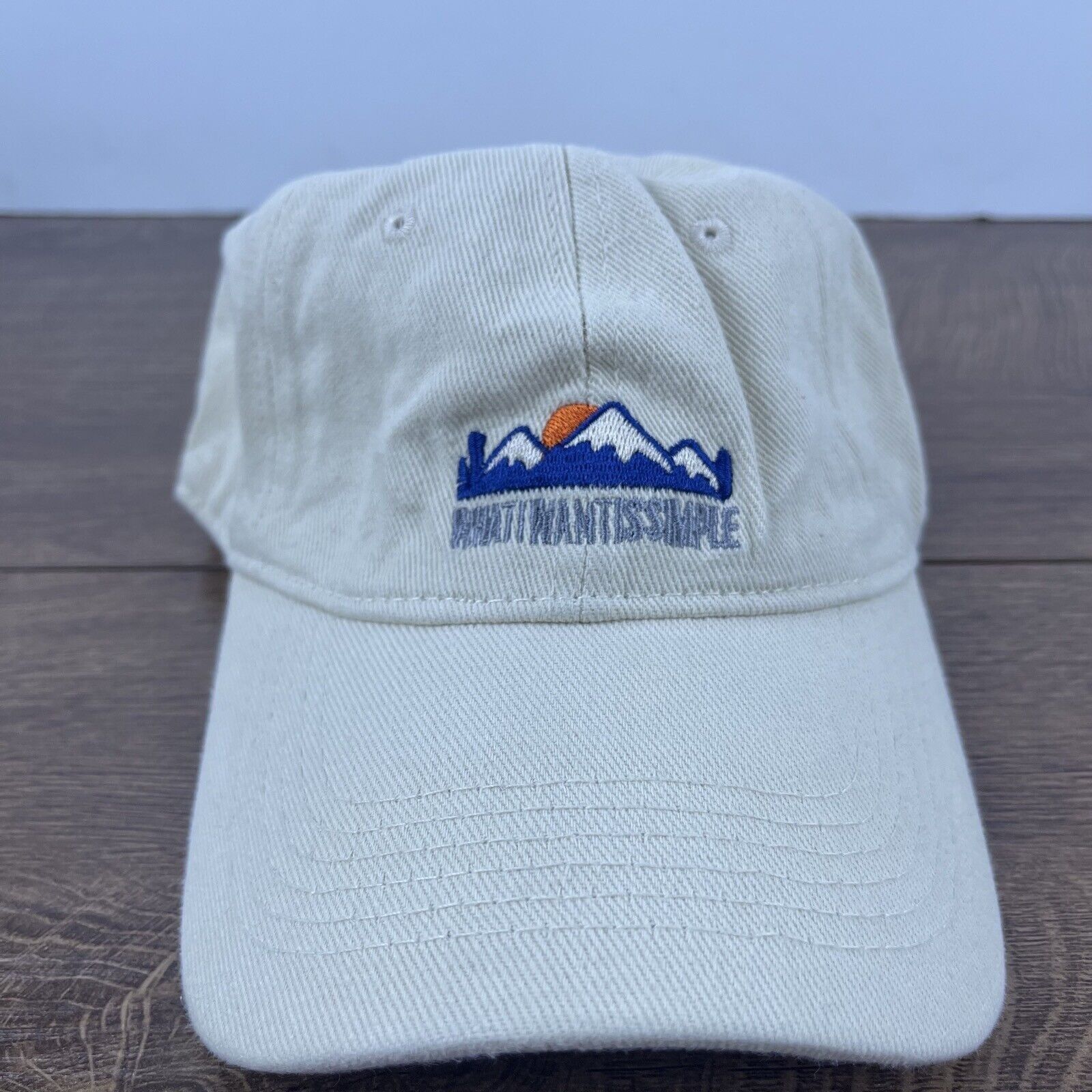 Other Simple Mountain Hat What I Want Simple Brown Cap Adjustable Size ONE SIZE - 2 Thumbnail