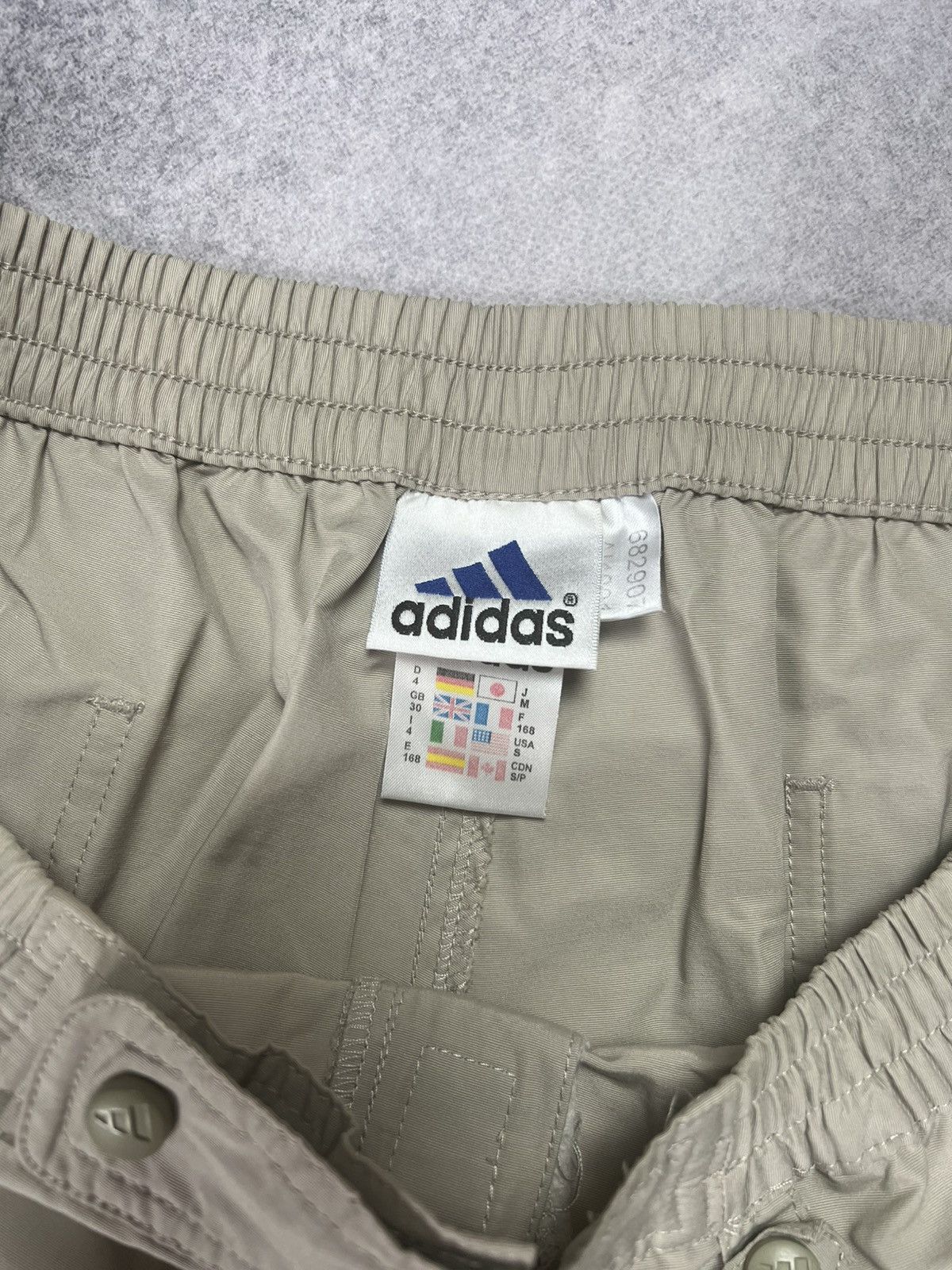 Adidas Vintage Adidas 90s Nylon Baggy Parachute Drill Y2K Pants Size US 30 / EU 46 - 7 Thumbnail