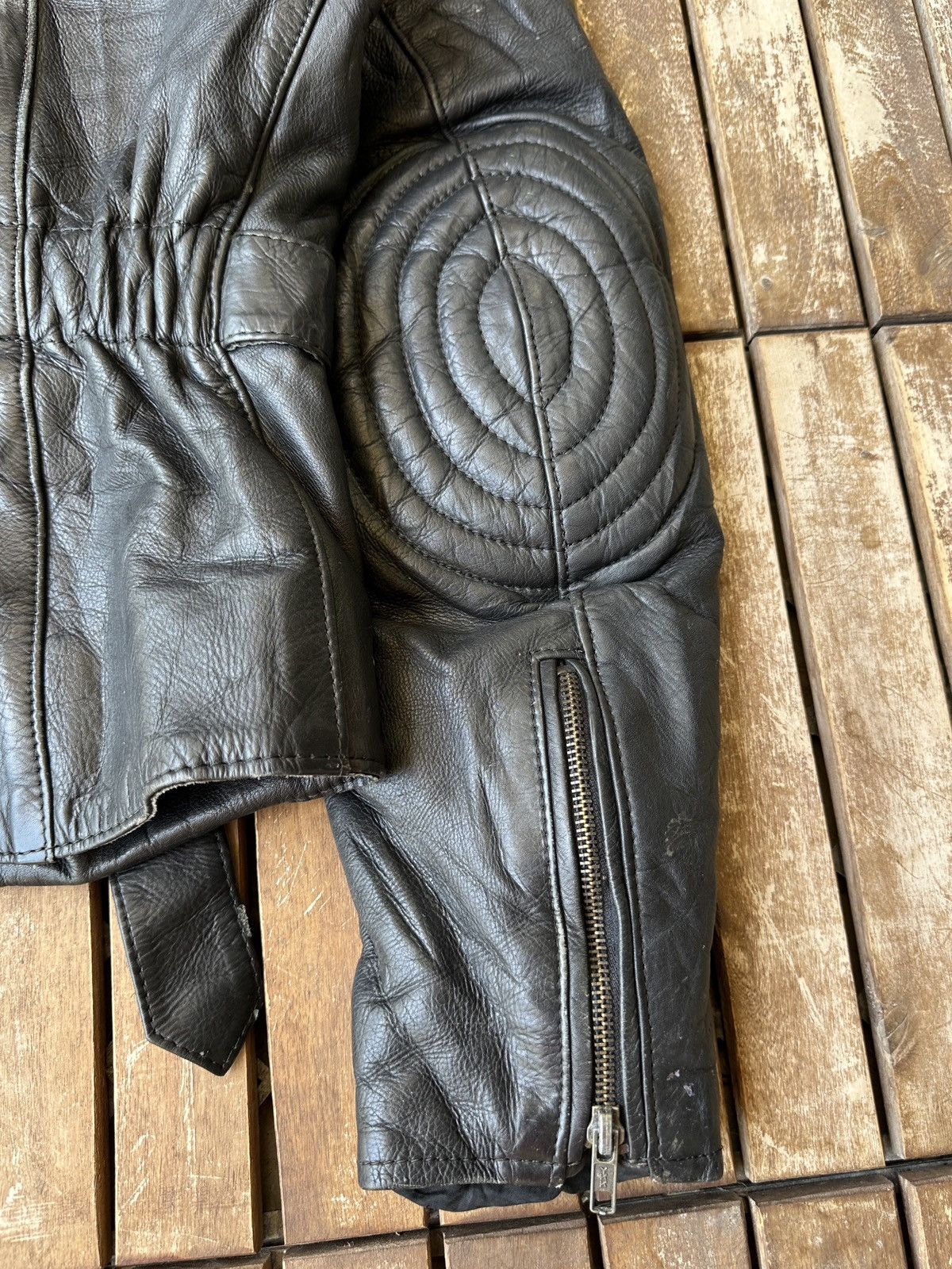 Vintage Vintage 1980s Leather Motorcycle Jacket Size US M / EU 48-50 / 2 - 10 Thumbnail