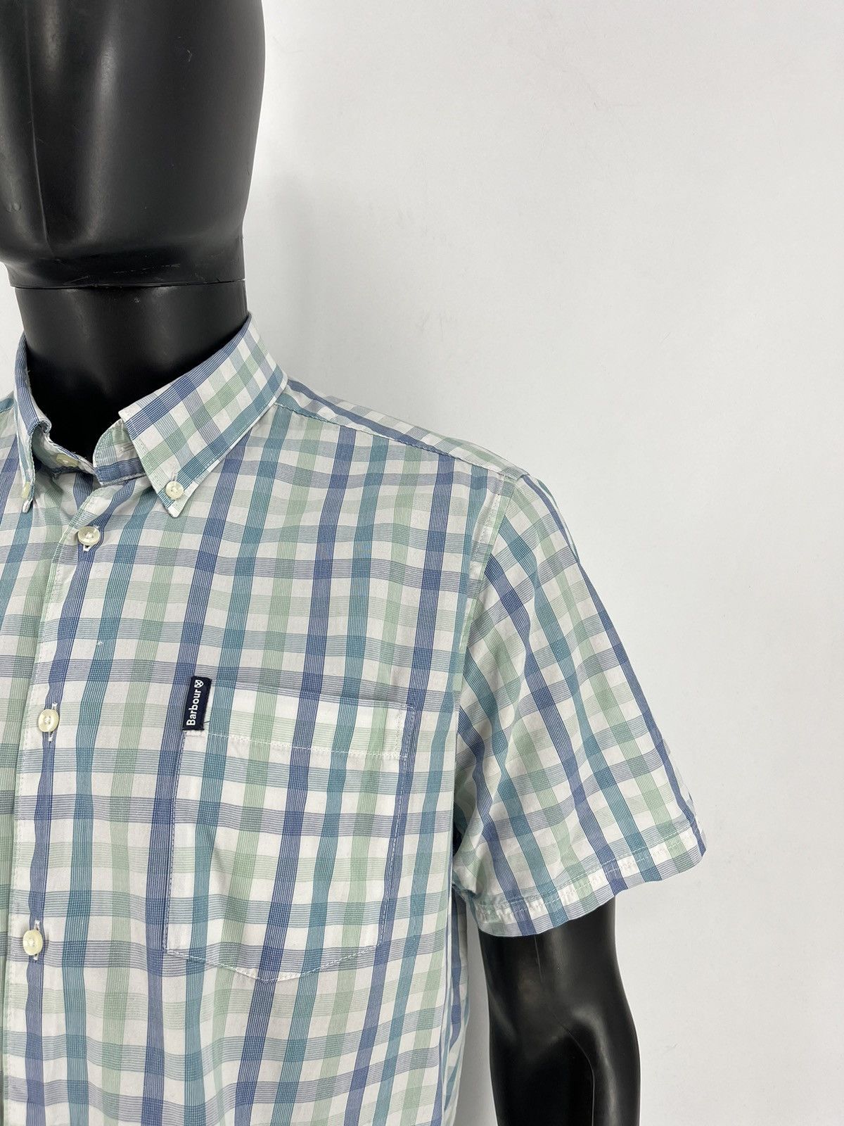 Barbour × Vintage Vintage Barbour Plaid Blake Cotton Flannel Casual Size US M / EU 48-50 / 2 - 6 Thumbnail