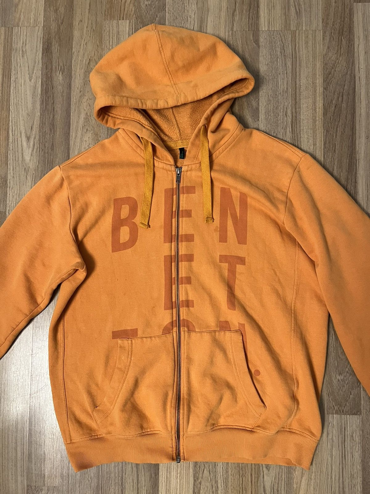 Benetton Benetton zip up hoodie Size US M / EU 48-50 / 2 - 4 Thumbnail