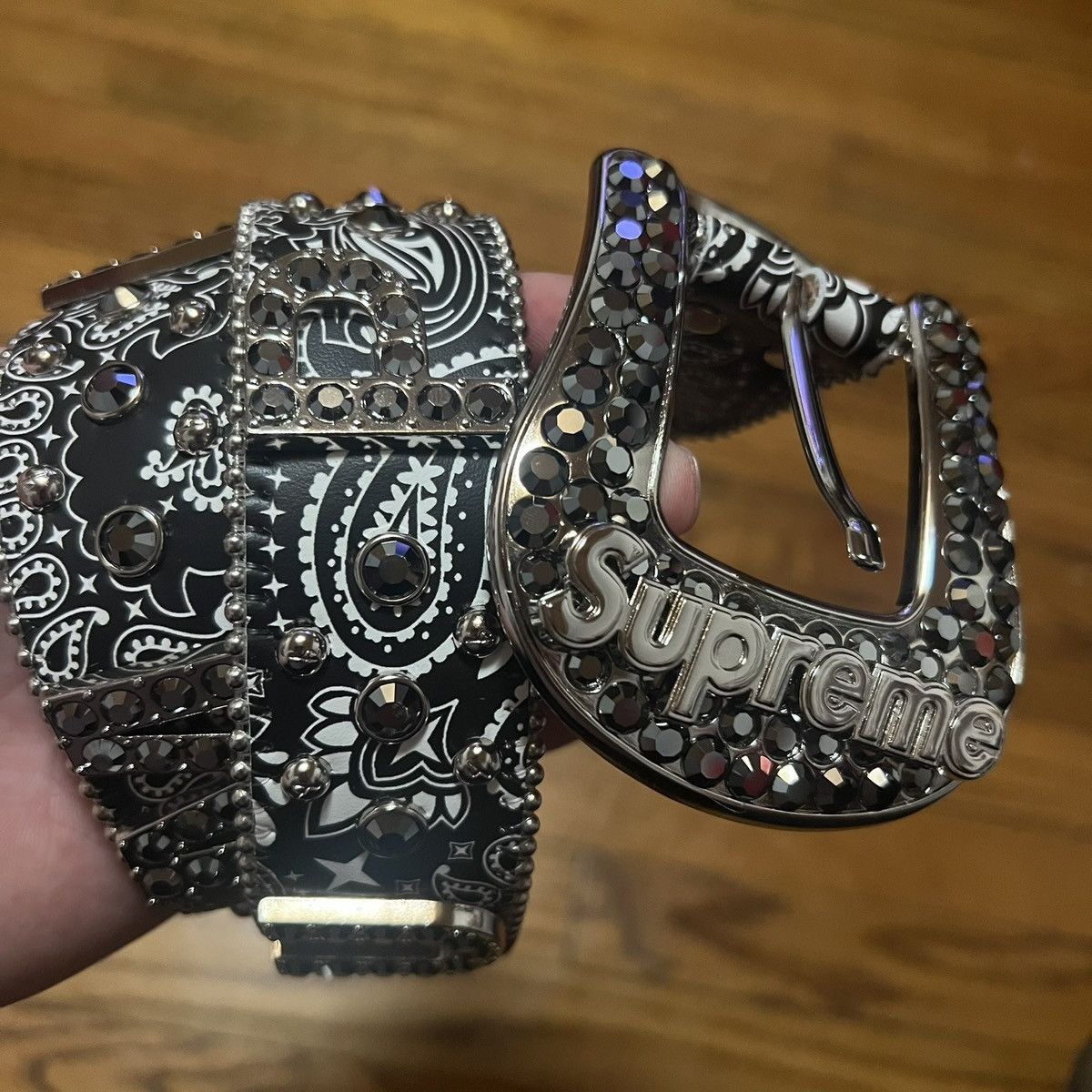 B.B. Simon In Hand Supreme BB Simon Bandana Belt Black Size: M Size 36 - 4 Thumbnail