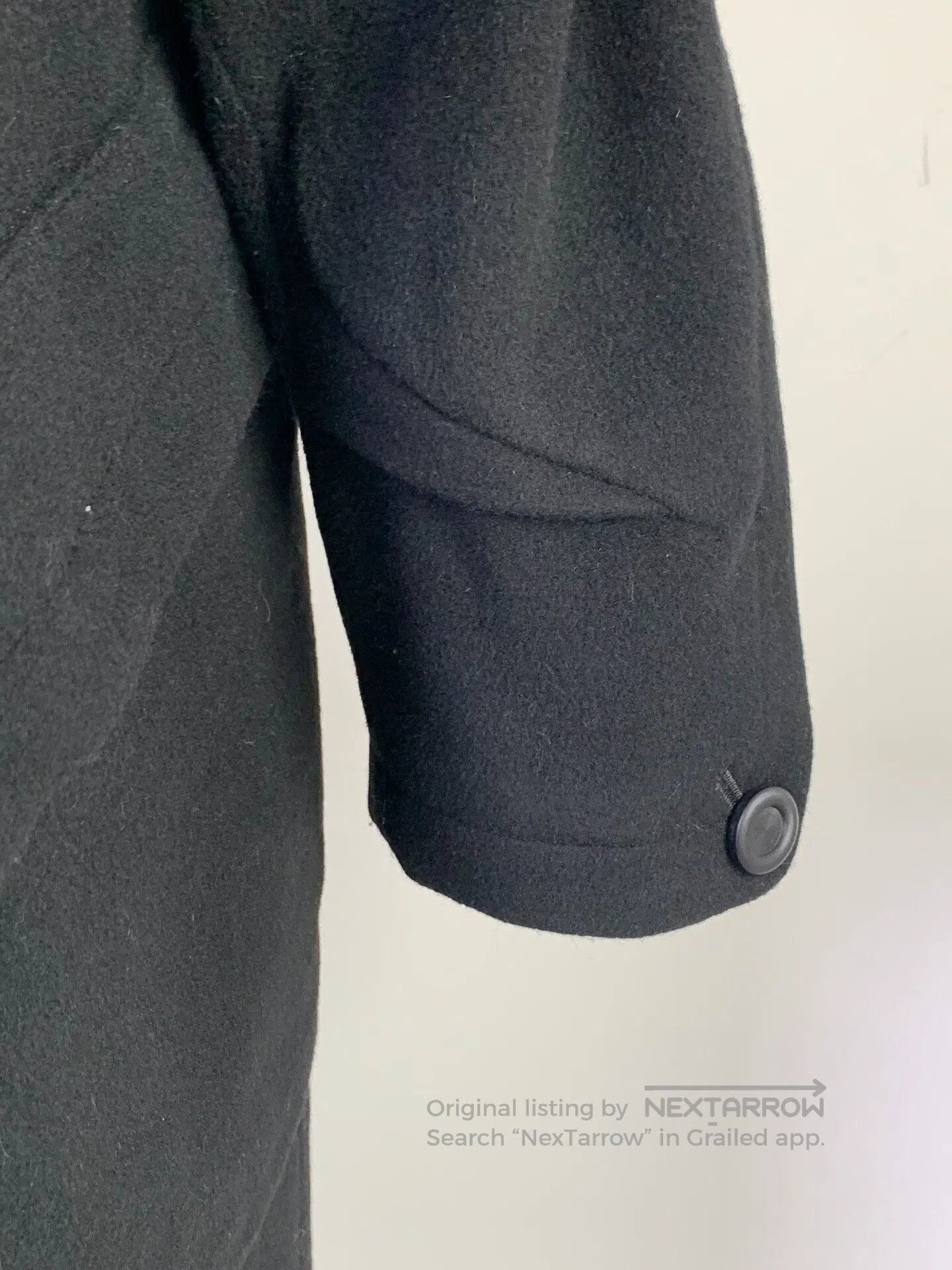 Thierry Mugler Thierry Mugler Black Cashmere Coat. Size M / US 6-8 / IT 42-44 - 5 Thumbnail