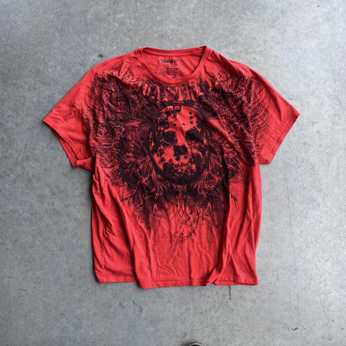 Other Crazy Y2K Affliction Style Friday The 13th Movie Tee Gothic Size US XXL / EU 58 / 5 - 11 Thumbnail