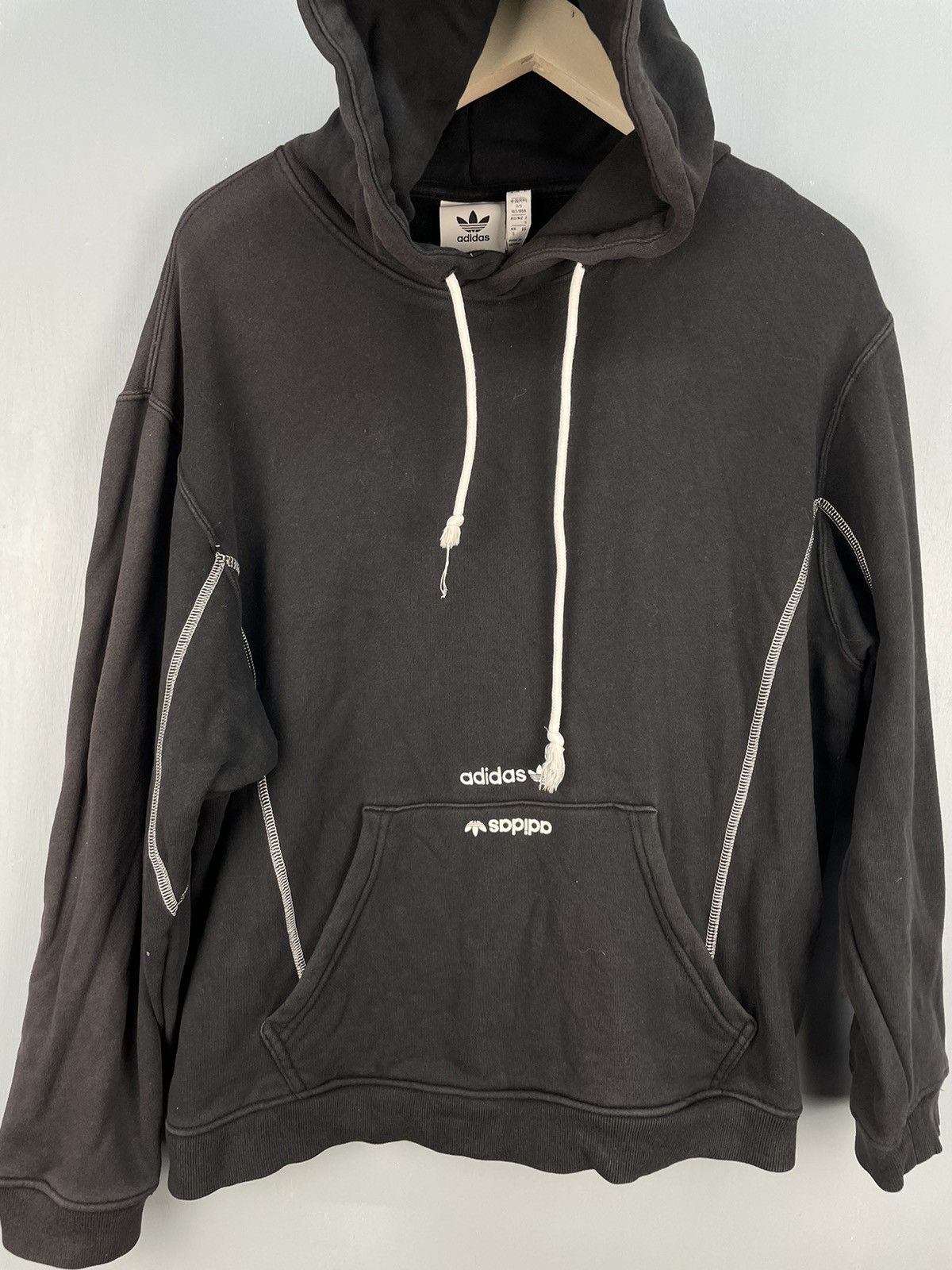 Adidas Vintage Adidas faded hoodie Size US S / EU 44-46 / 1 - 3 Thumbnail