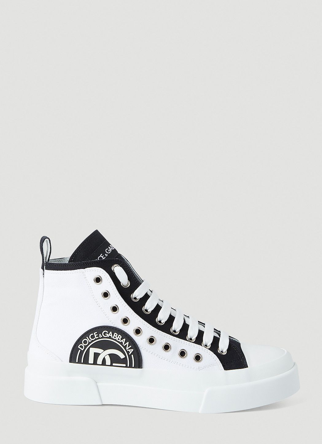 Dolce & Gabbana Portofino High Top Sneakers Size US 6 / IT 36 - 1 Thumbnail