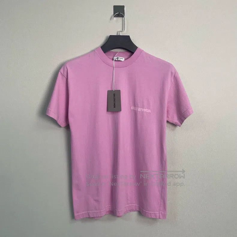 Balenciaga Balenciaga Reversed letter embroidery short sleeve/XXS Size US XXS / EU 40 - 1 Thumbnail