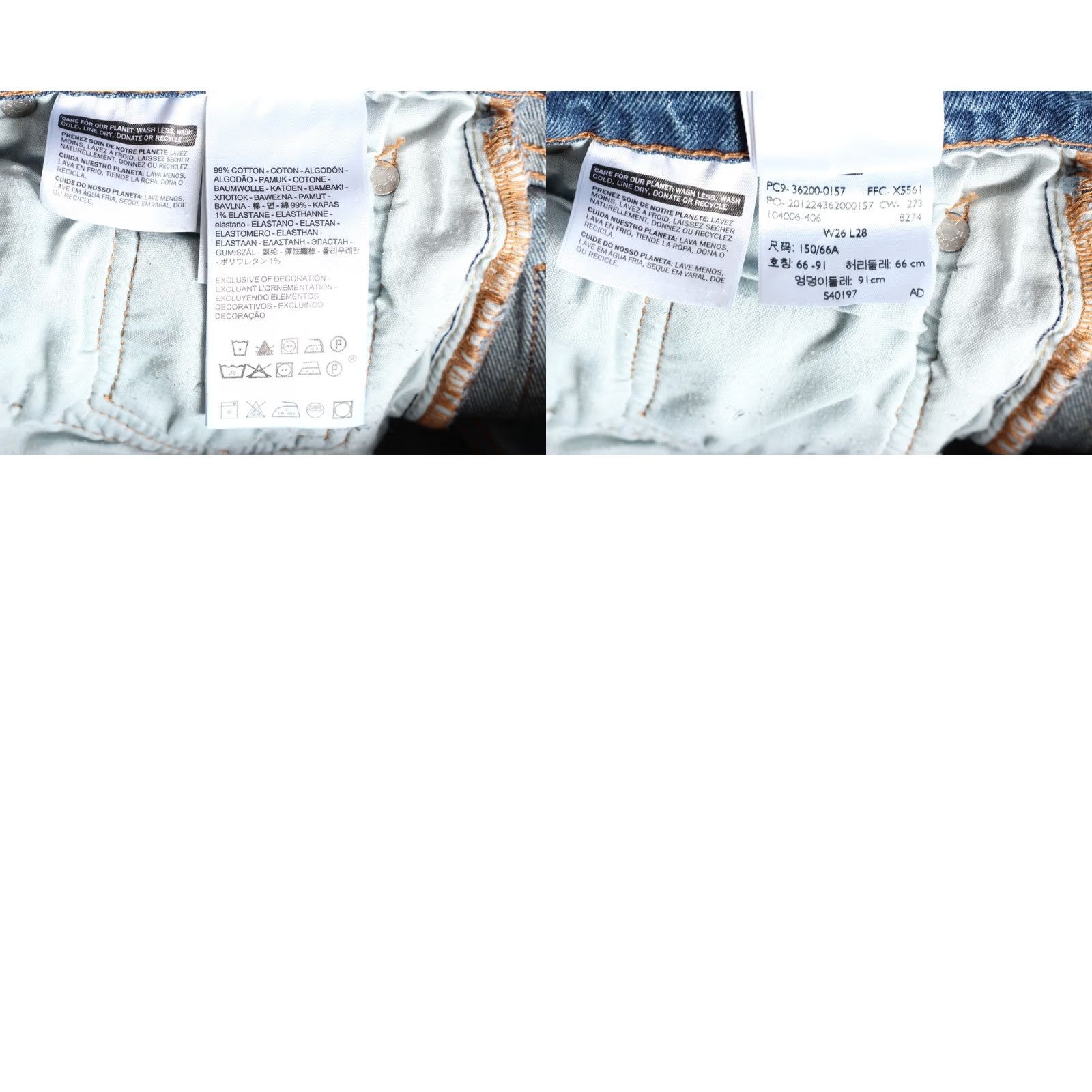 Levi's VINTAGE? LEVI’S 501 Charlestone Outlasted Crop PREMIUM Big E Jeans Women Size W26 L28 Size 26" / US 2 / IT 38 - 8 Thumbnail