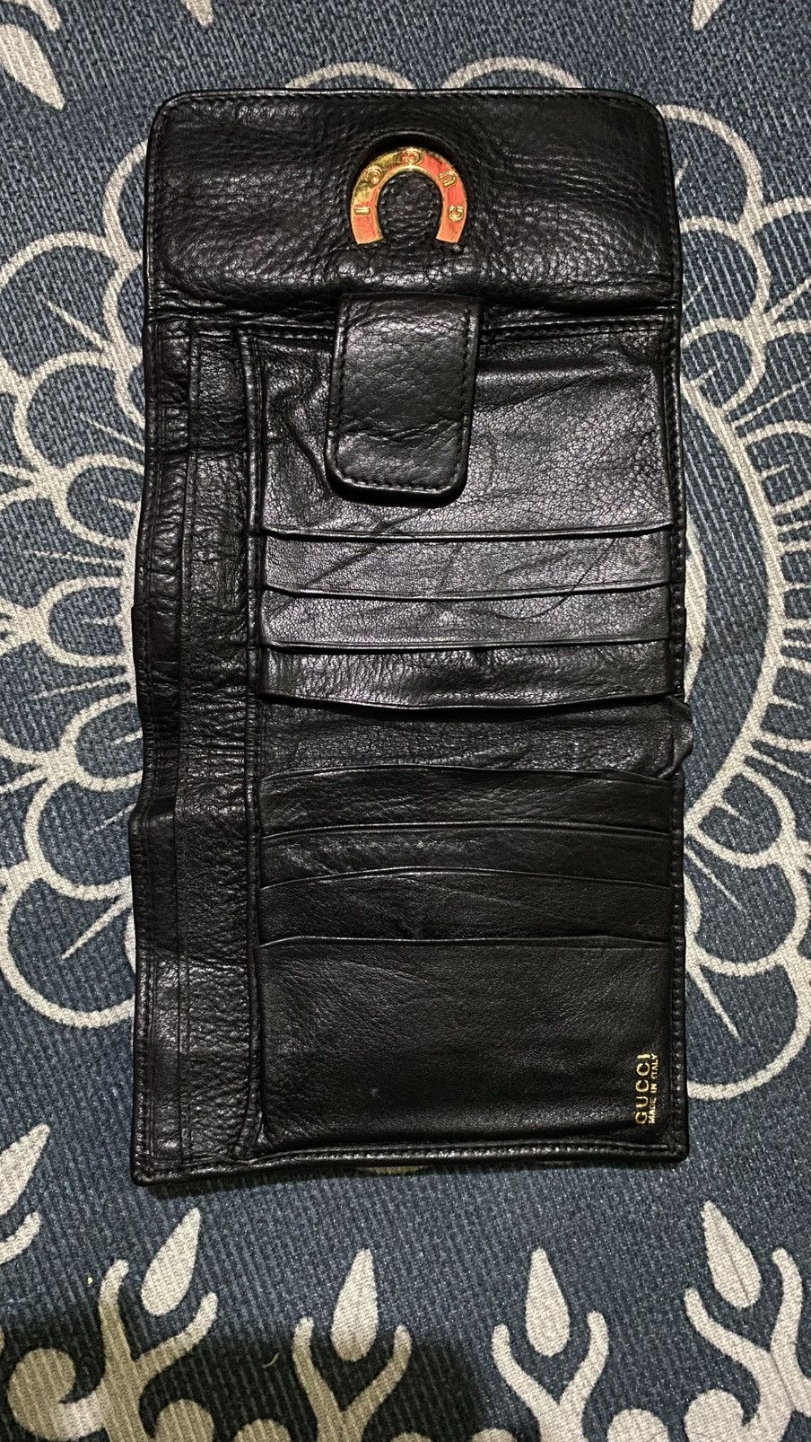 Gucci Gucci Wallet Color Black W-hook Unisex Fashion Size ONE SIZE - 4 Thumbnail
