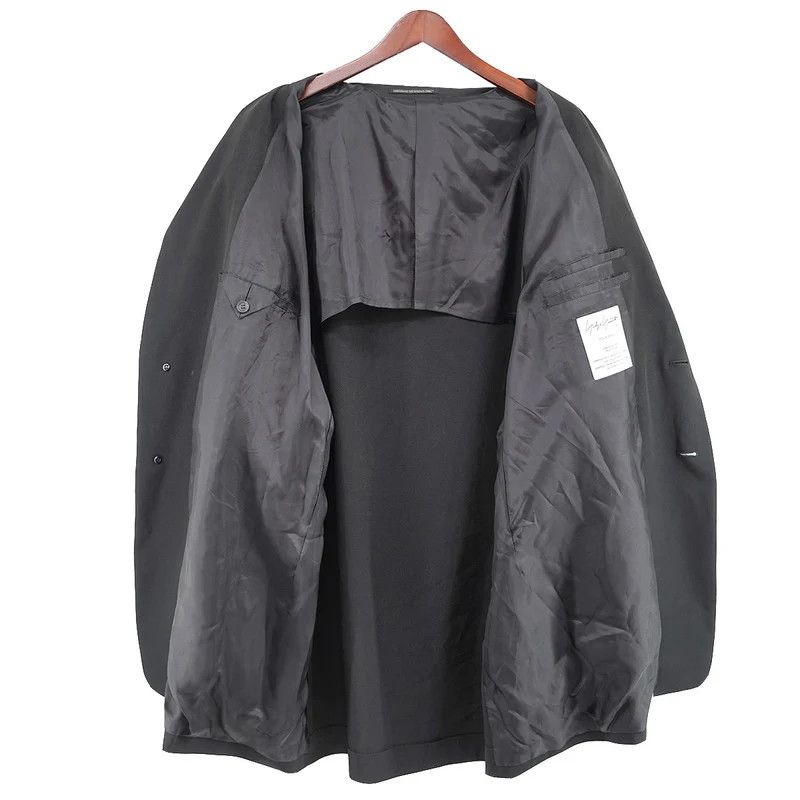 Yohji Yamamoto Yohji Yamamoto pour homme 24SS TUXEDO JACKET Size US XL / EU 56 / 4 - 4 Thumbnail