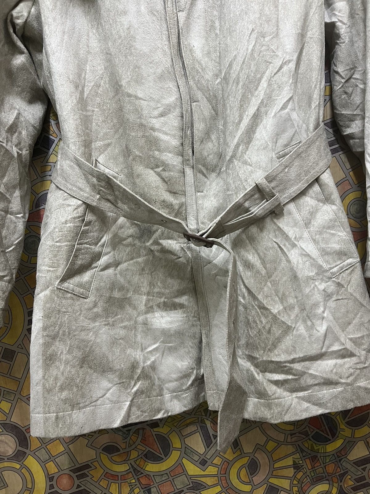 Tornado Mart Tornado Mart Micro Suede Trench Coat Tornado Mart (GJ 35) Size US L / EU 52-54 / 3 - 13 Thumbnail