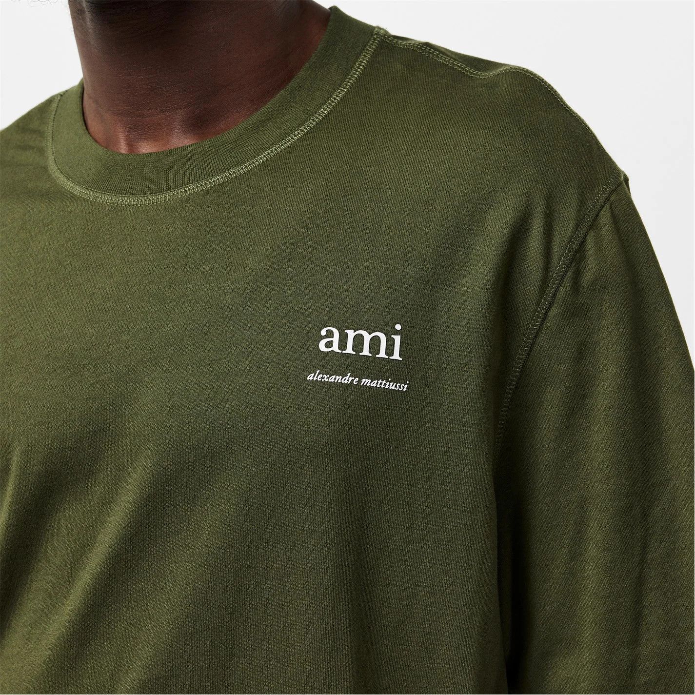 AMI o1g2r1mq0326 Alexandre Mattiussi T-Shirt in Green Size US L / EU 52-54 / 3 - 5 Thumbnail