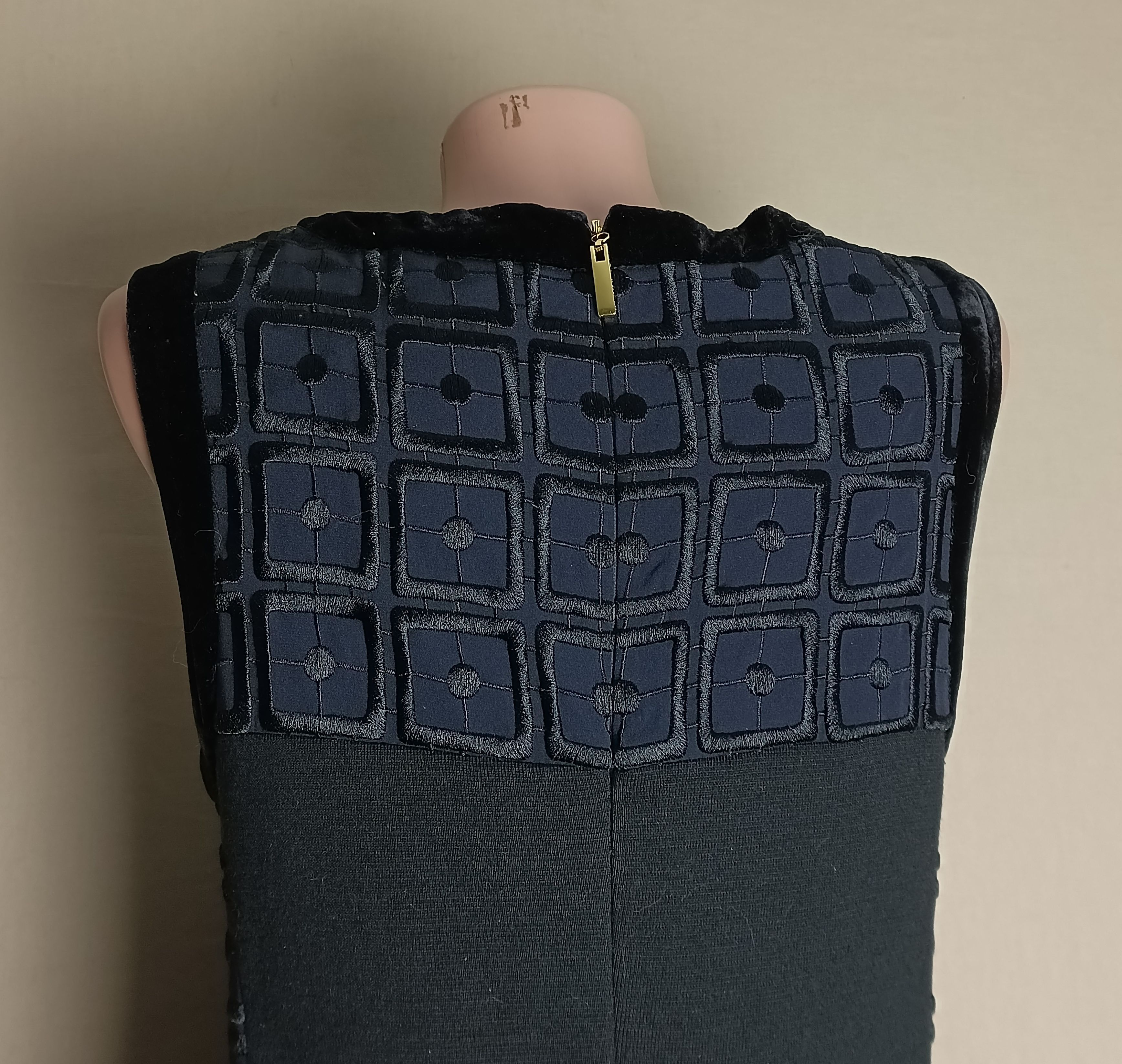 Tory Burch Tory Burch Denice Black Wool Silk Dress Size S Size S / US 4 / IT 40 - 7 Thumbnail