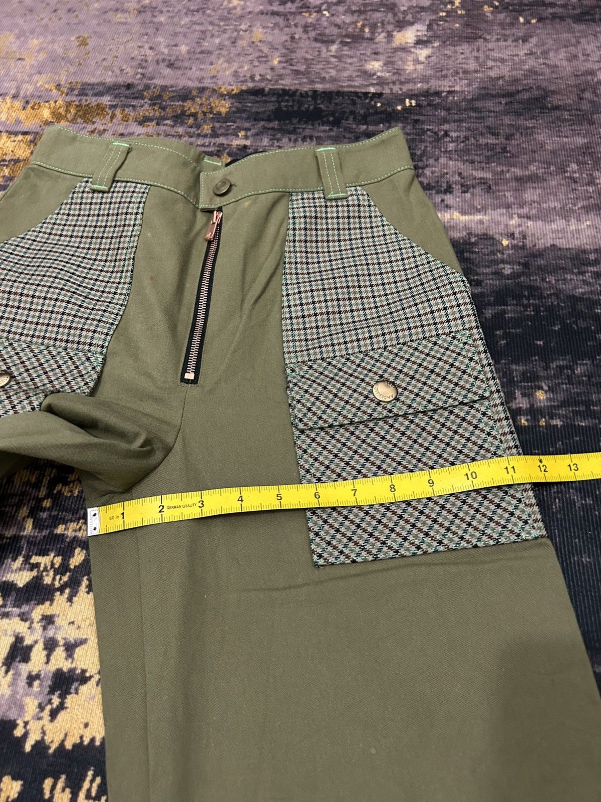 Andersson Bell Anderson Bell Plaid Pocket Pants Size US 27 - 20 Thumbnail