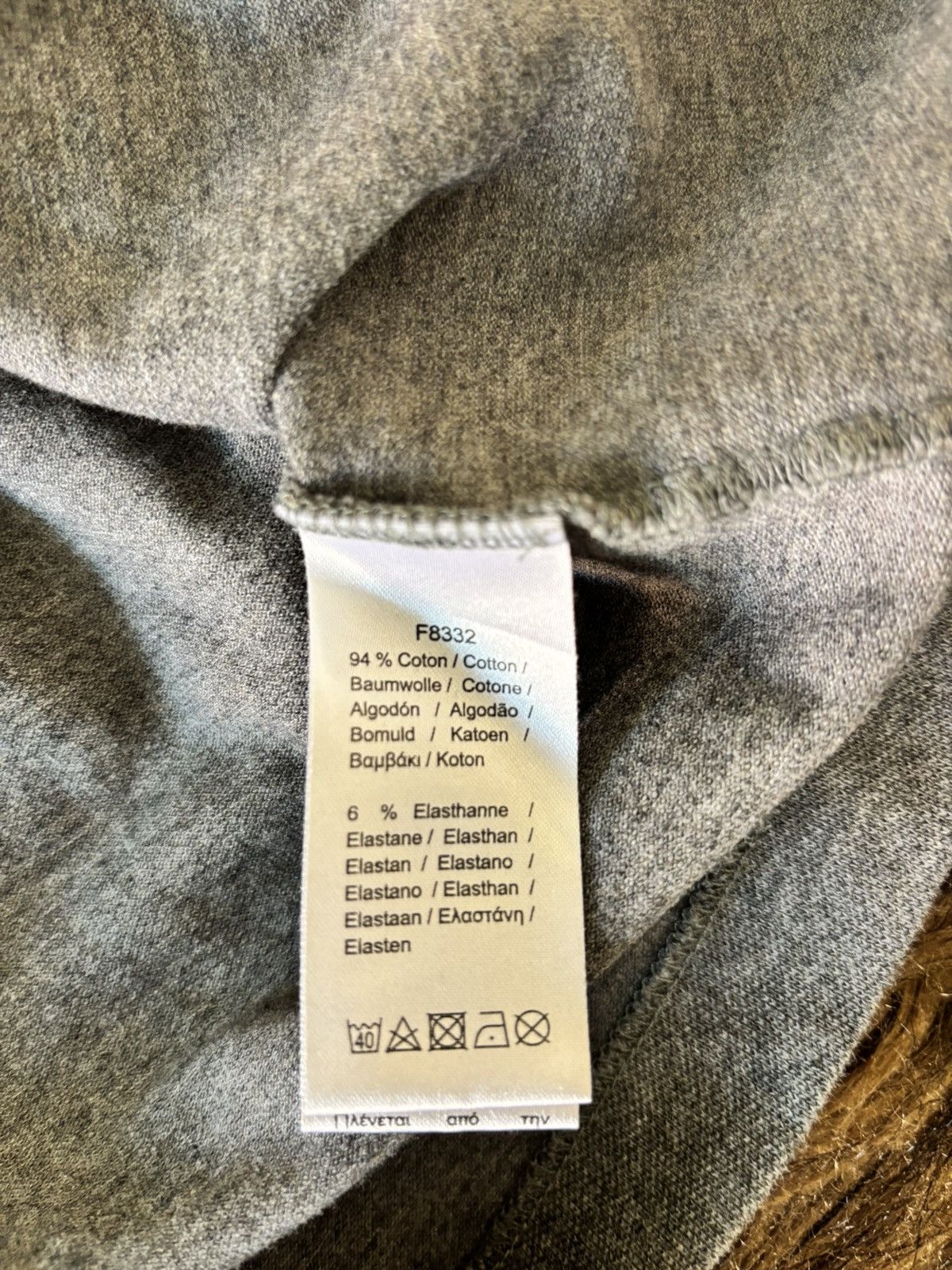Lacoste Lacoste rare Oversized Crocodile Slim Fit Grey Polo Size M Size US M / EU 48-50 / 2 - 4 Thumbnail