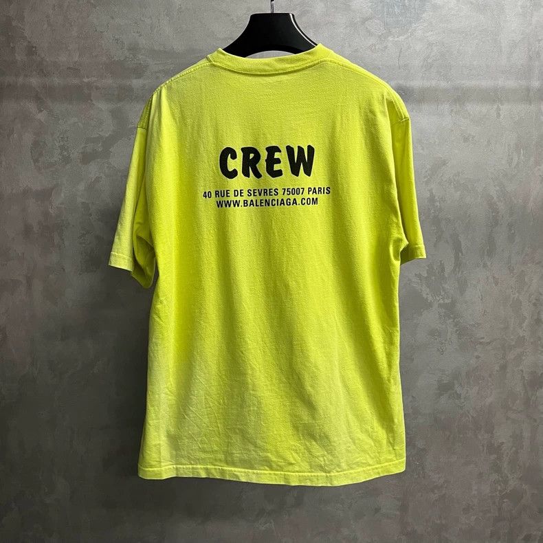 Balenciaga Balenciaga Fluorescent green logo monogram printed short-s Size US S / EU 44-46 / 1 - 5 Thumbnail