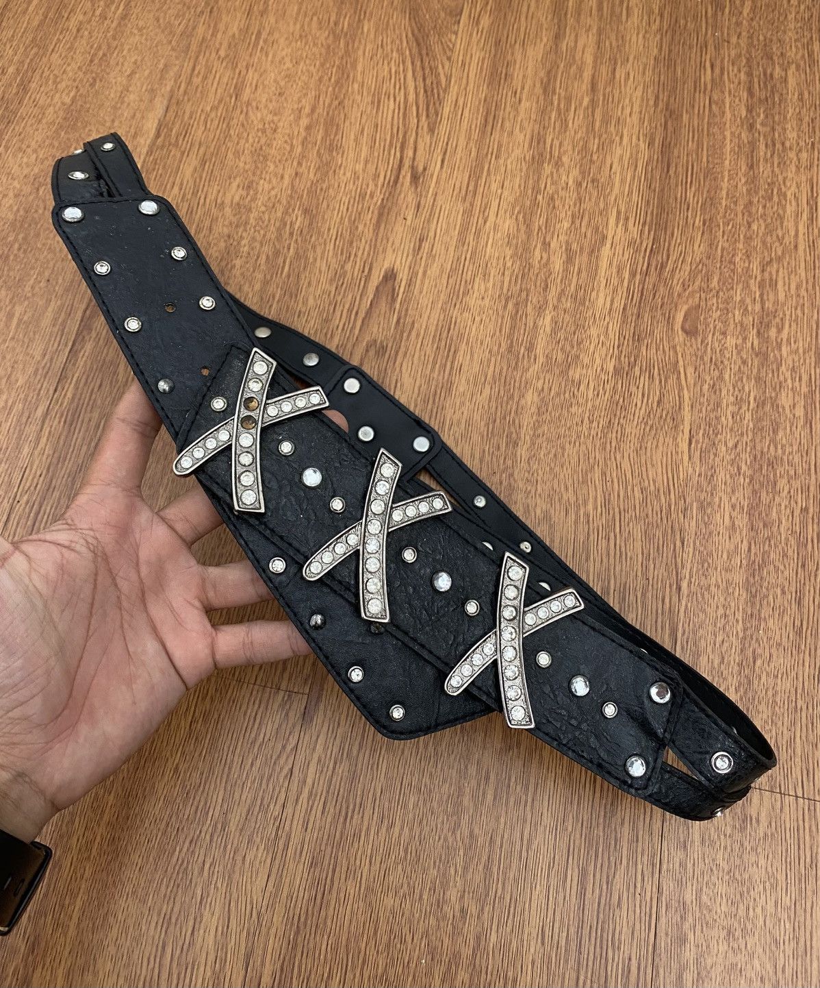 If Six Was Nine Crystal studded belt Size ONE SIZE - 3 Thumbnail