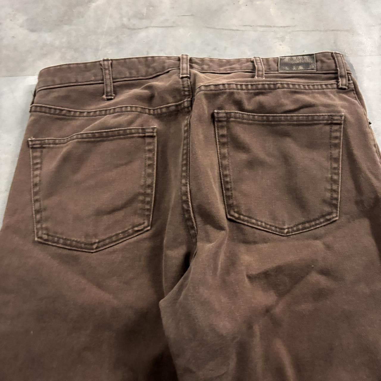 Vintage Crazy Vintage Y2K/2000s Brown Essential Denim Jeans! 36x30 Size US 36 / EU 52 - 7 Thumbnail