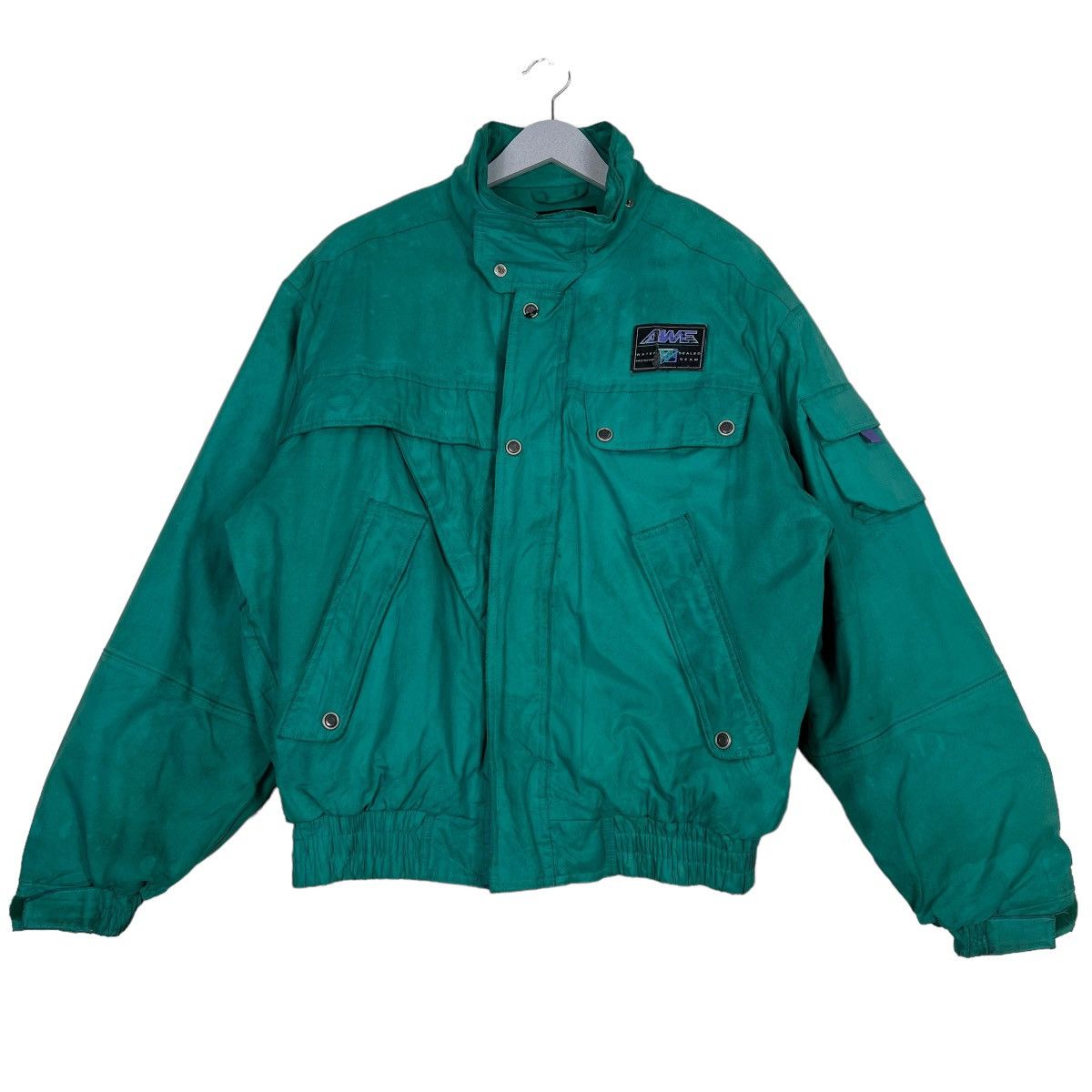 Japanese Brand VINTAGE YAMAHA AWE RIDER BOMBER JACKET Size US L / EU 52-54 / 3 - 2 Thumbnail