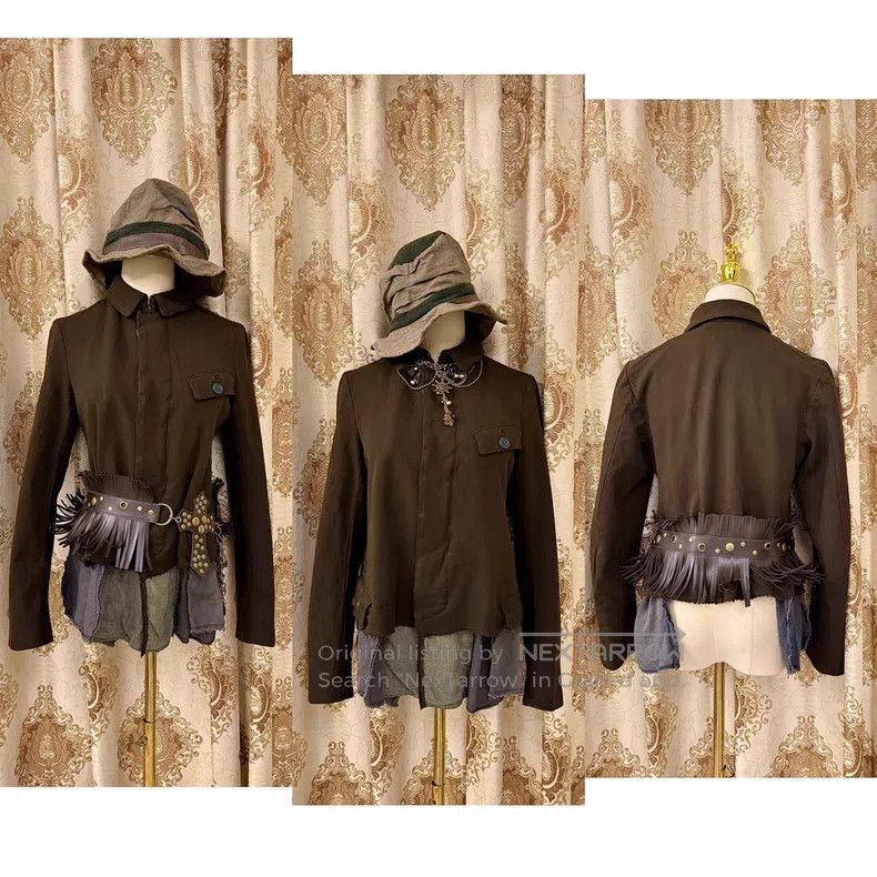 Comme des Garcons Comme Des Garcons Asymmetric Faux Fur Design Jacket Size L / US 10 / IT 46 - 1 Thumbnail