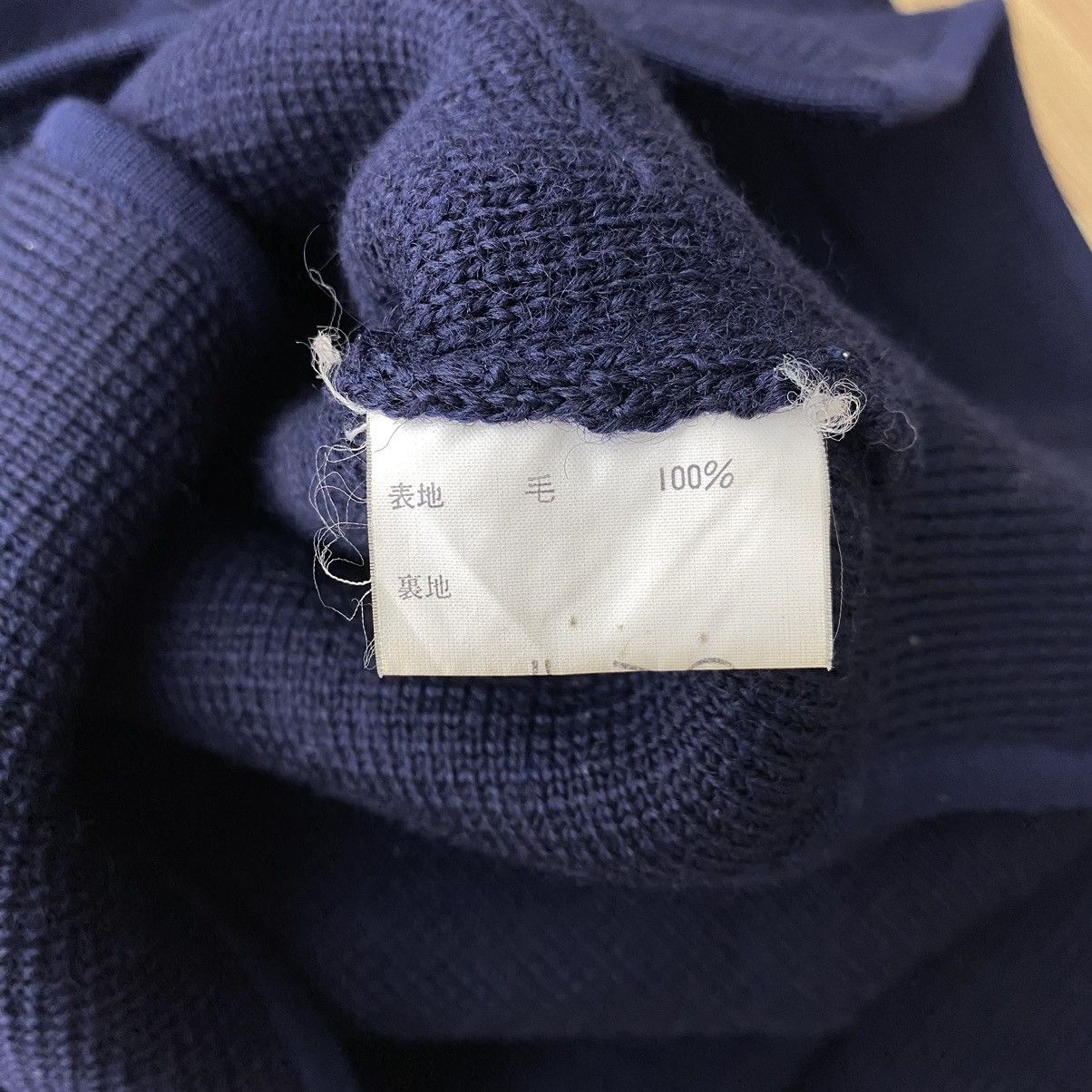 Japanese Brand × SHIPS SHIPS Japanese Brand Wool Navy Cardigan Sweatshirt Size US M / EU 48-50 / 2 - 6 Thumbnail